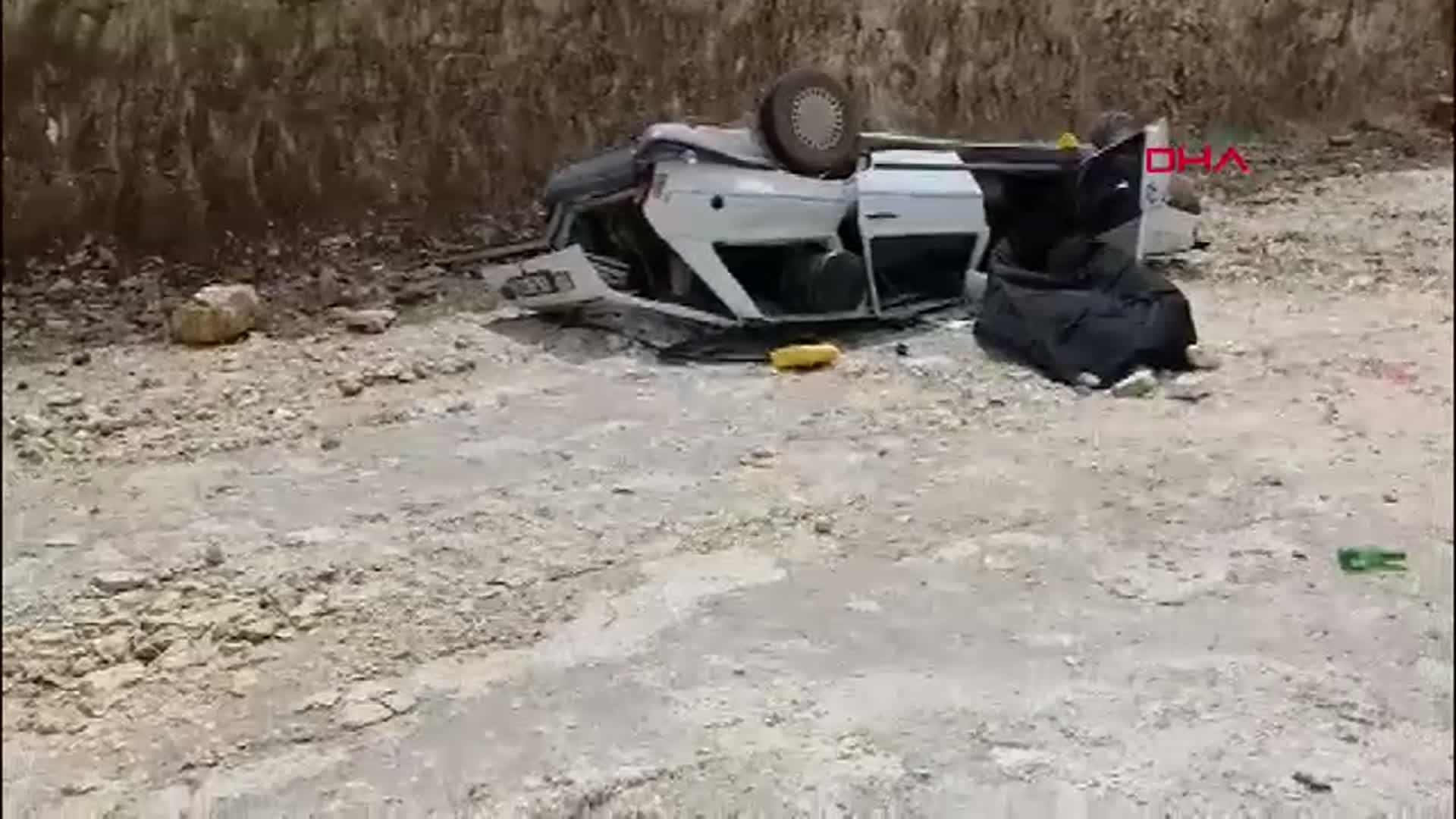 Şanlıurfa'da Trafik Kazası: 8 Metreden Uçan Otomobilde 1 Ölü, 1 Yaralı