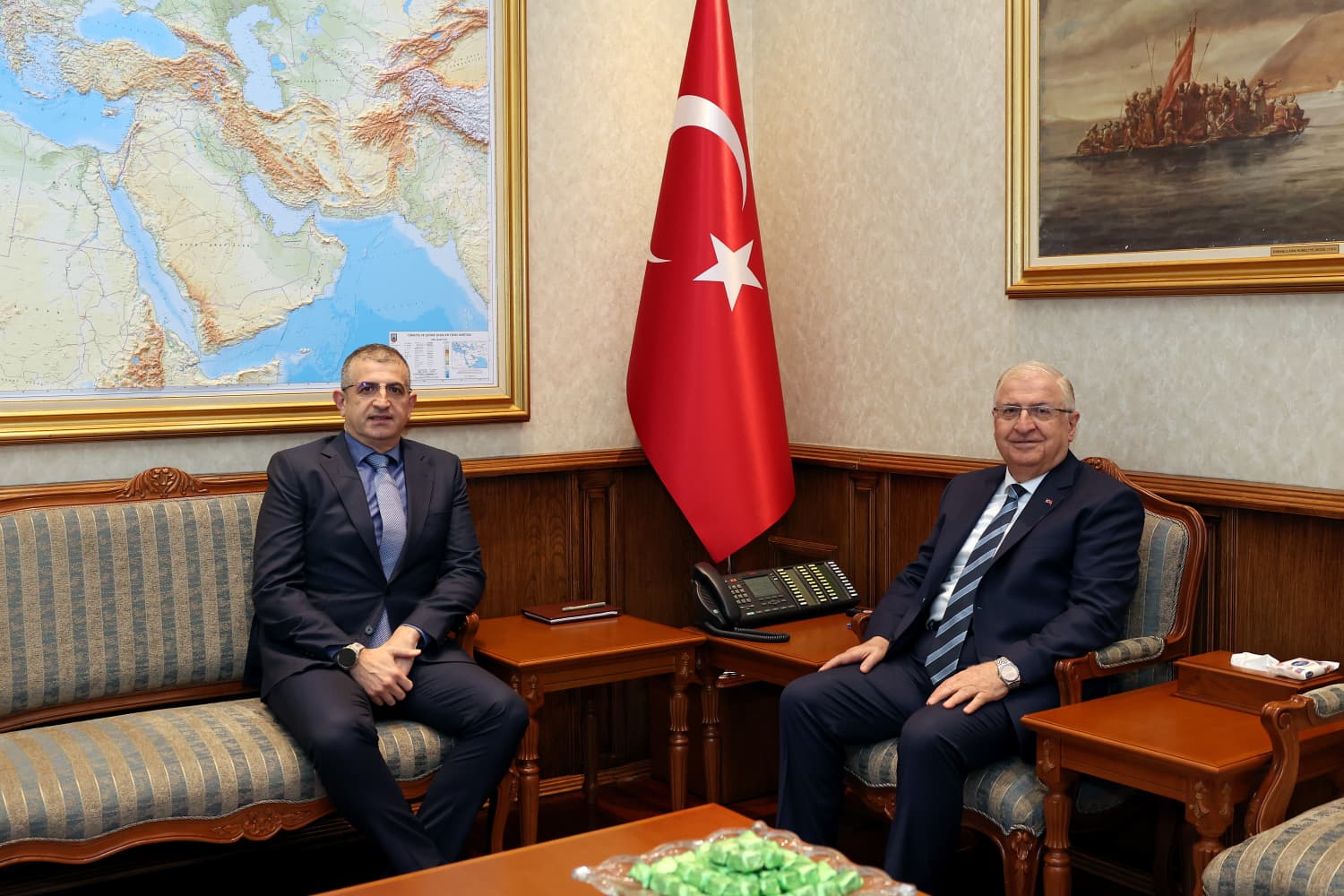 Bakan Güler, BAYKAR Genel Müdürü Haluk Bayraktar ile Önemli Bir Görüşme Gerçekleştirdi