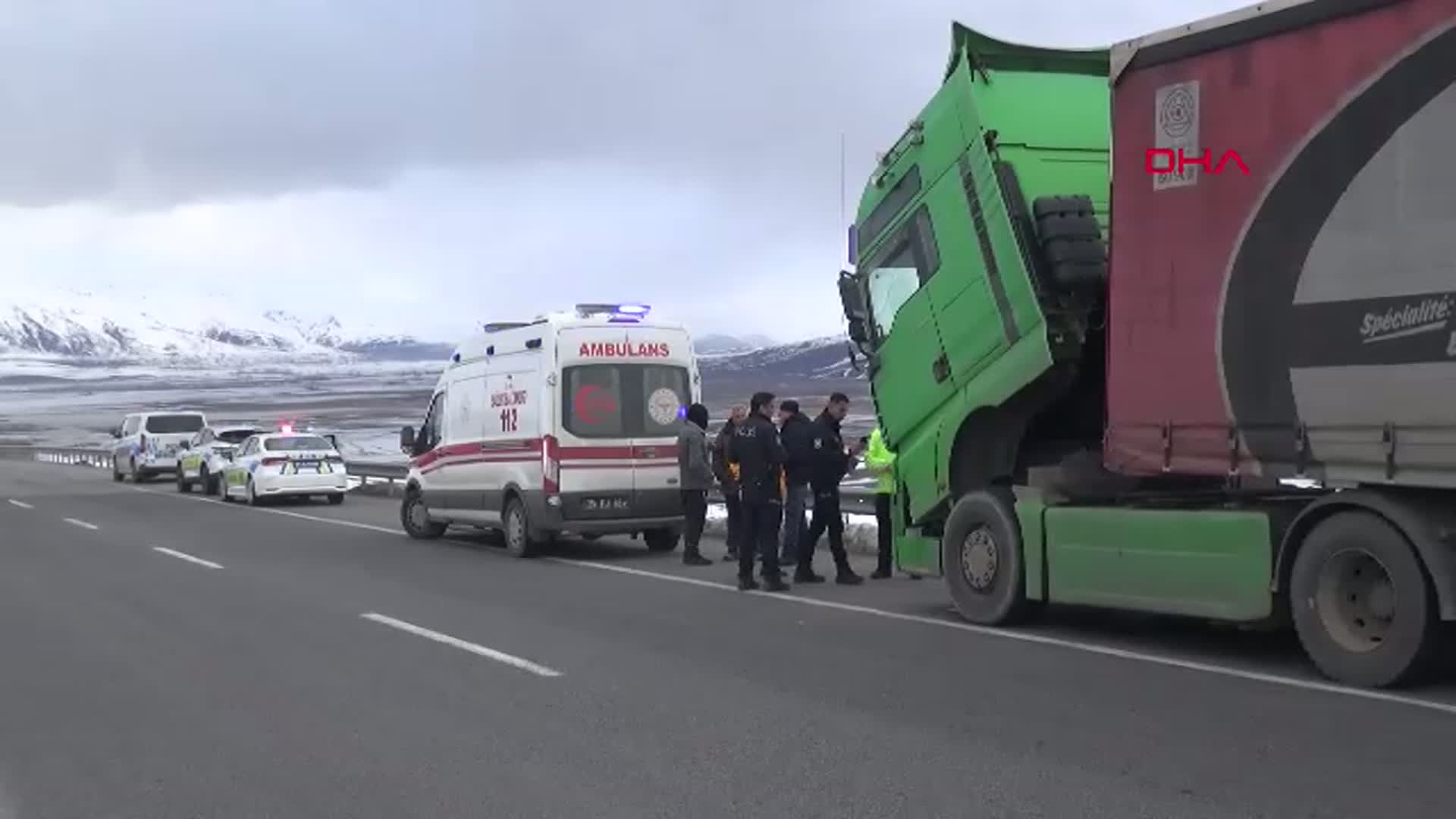 Erzurum'da TIR Tamiri Sırasında Hayatını Kaybeden Şoför