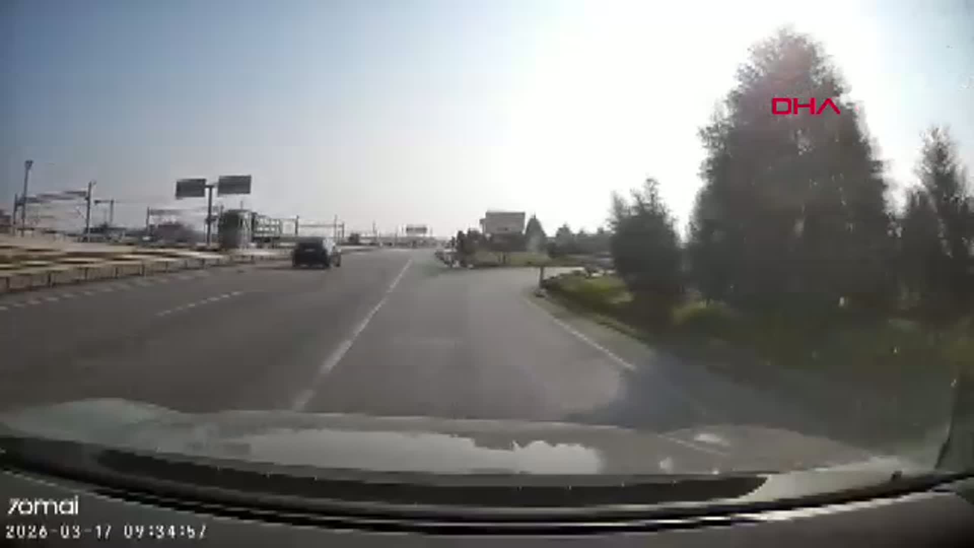Manisa'da Ters Yönde İlerleyen Otomobile Ceza Kesildi