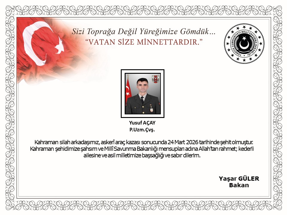Ağrı'da Askeri Araç Kazasında Bir Şehit