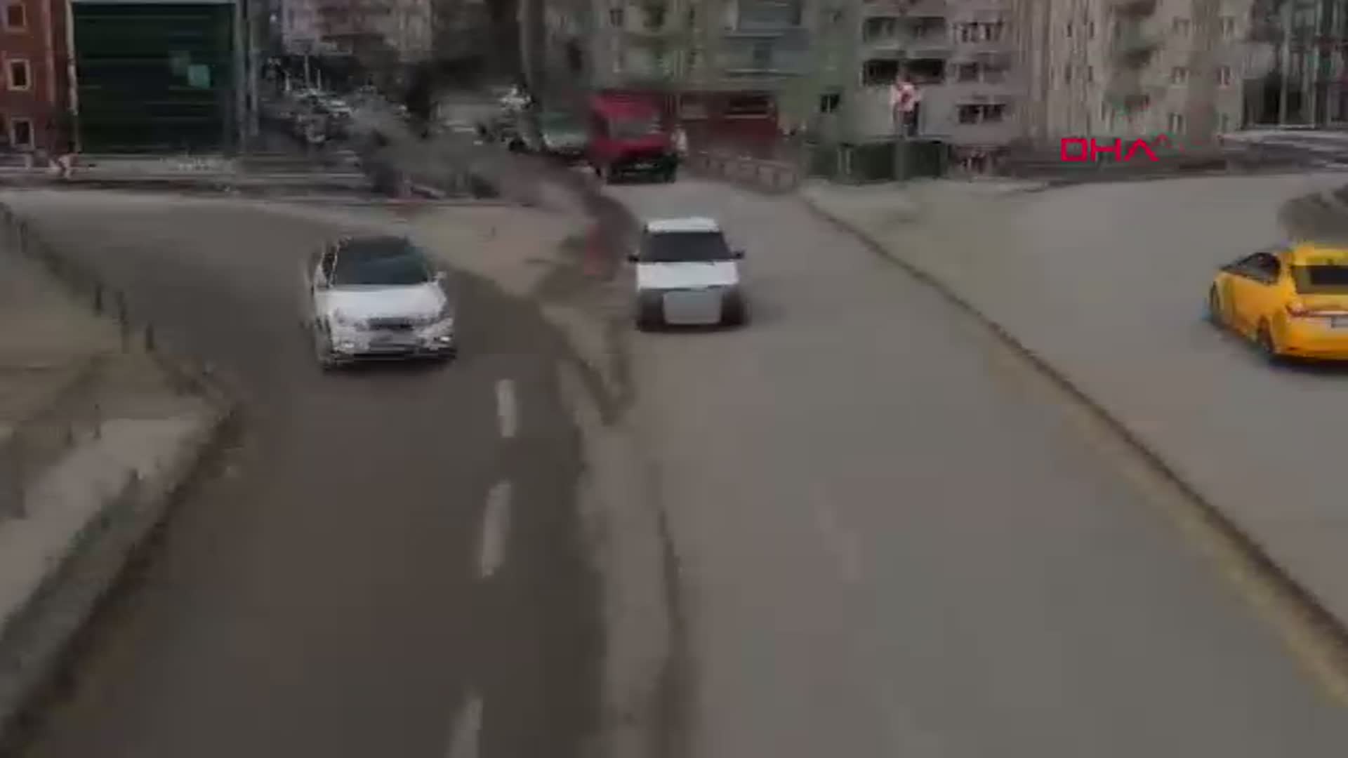 Kırıkkale'de Ters Şeritte Uçarak Yakalandı