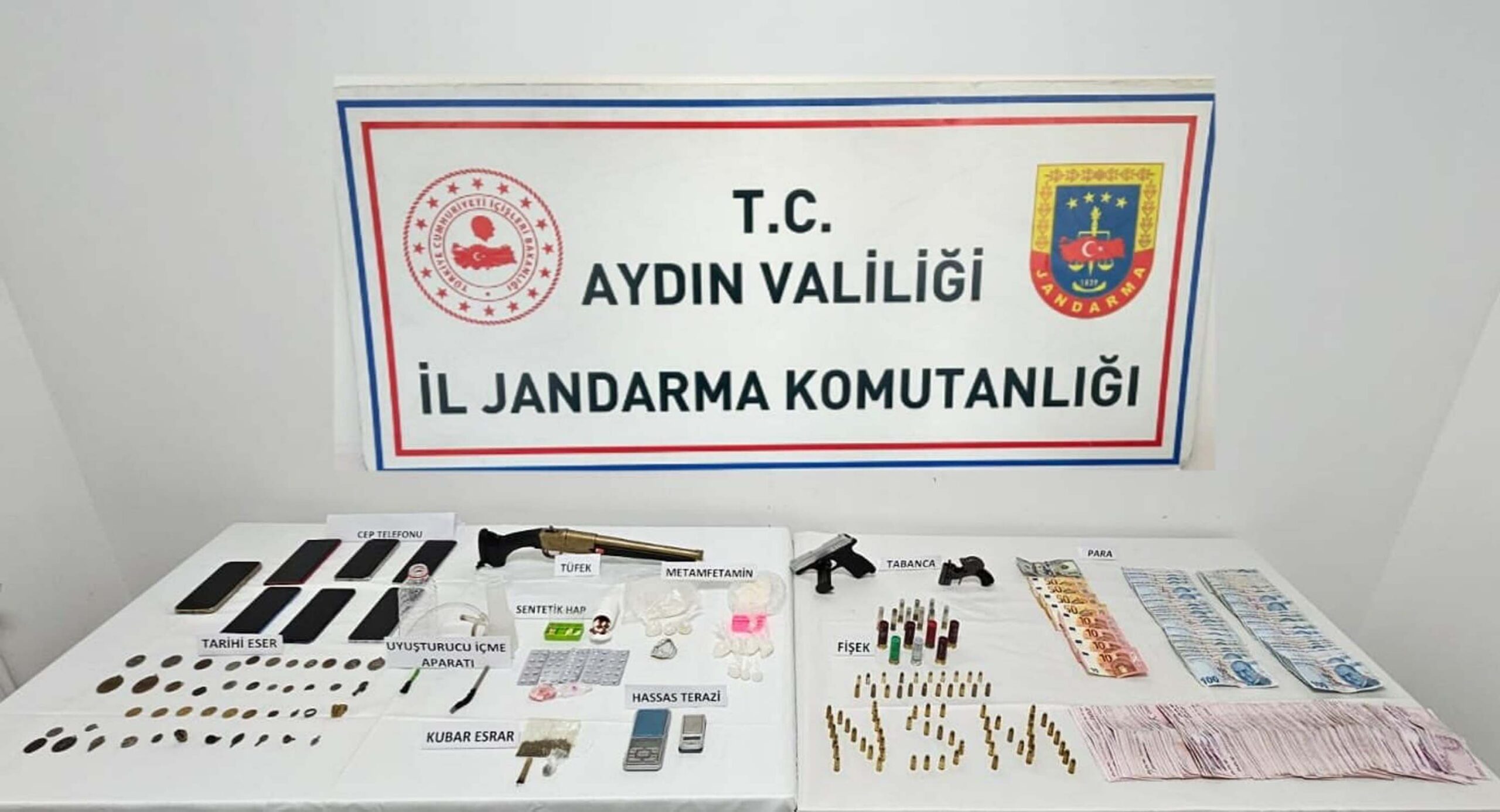 Söke'de Uyuşturucu ve Tarihi Eser Operasyonu: 2 Gözaltı