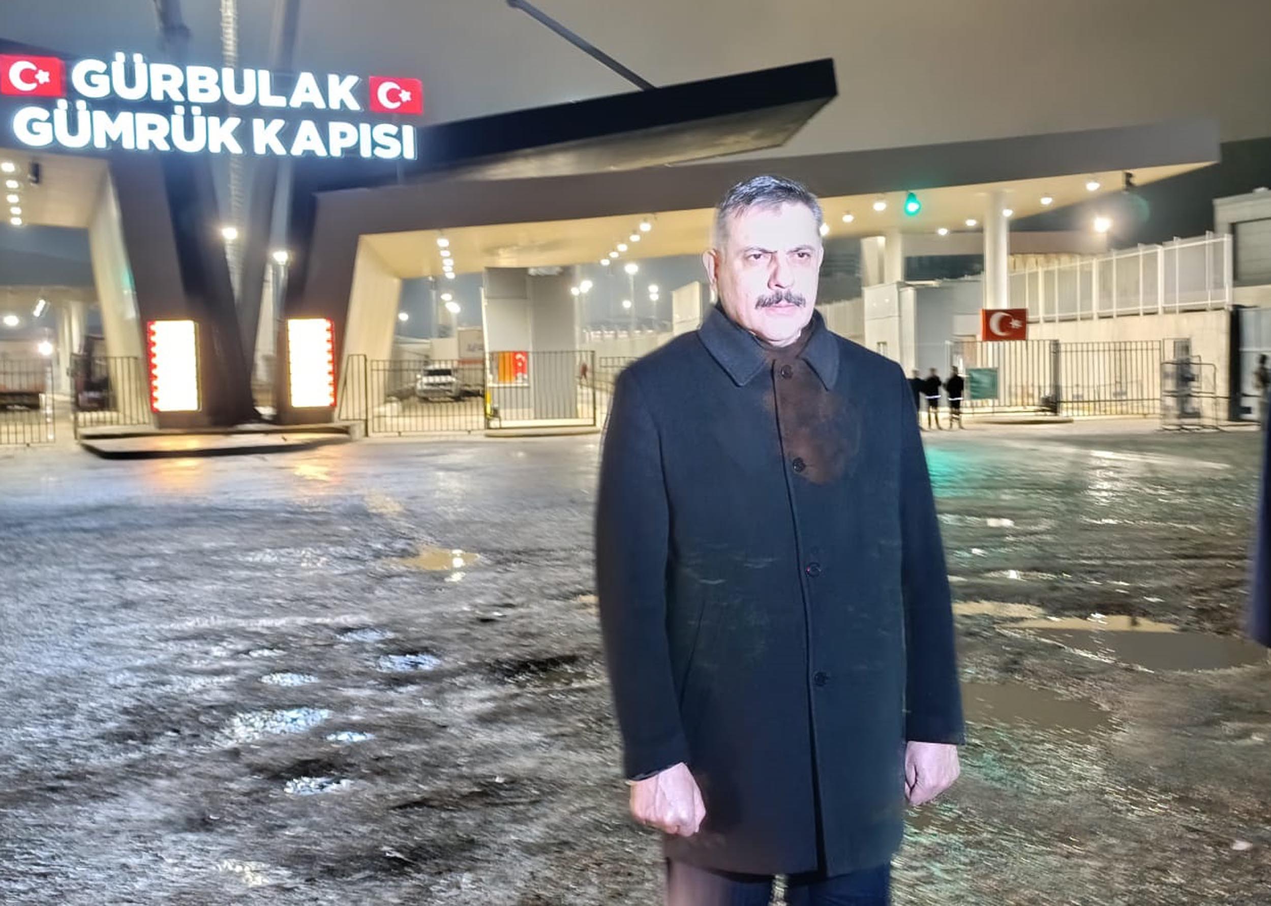 İçişleri Bakanı Mustafa Çiftçi, Gürbulak Sınır Kapısı'nda İncelemelerde Bulundu