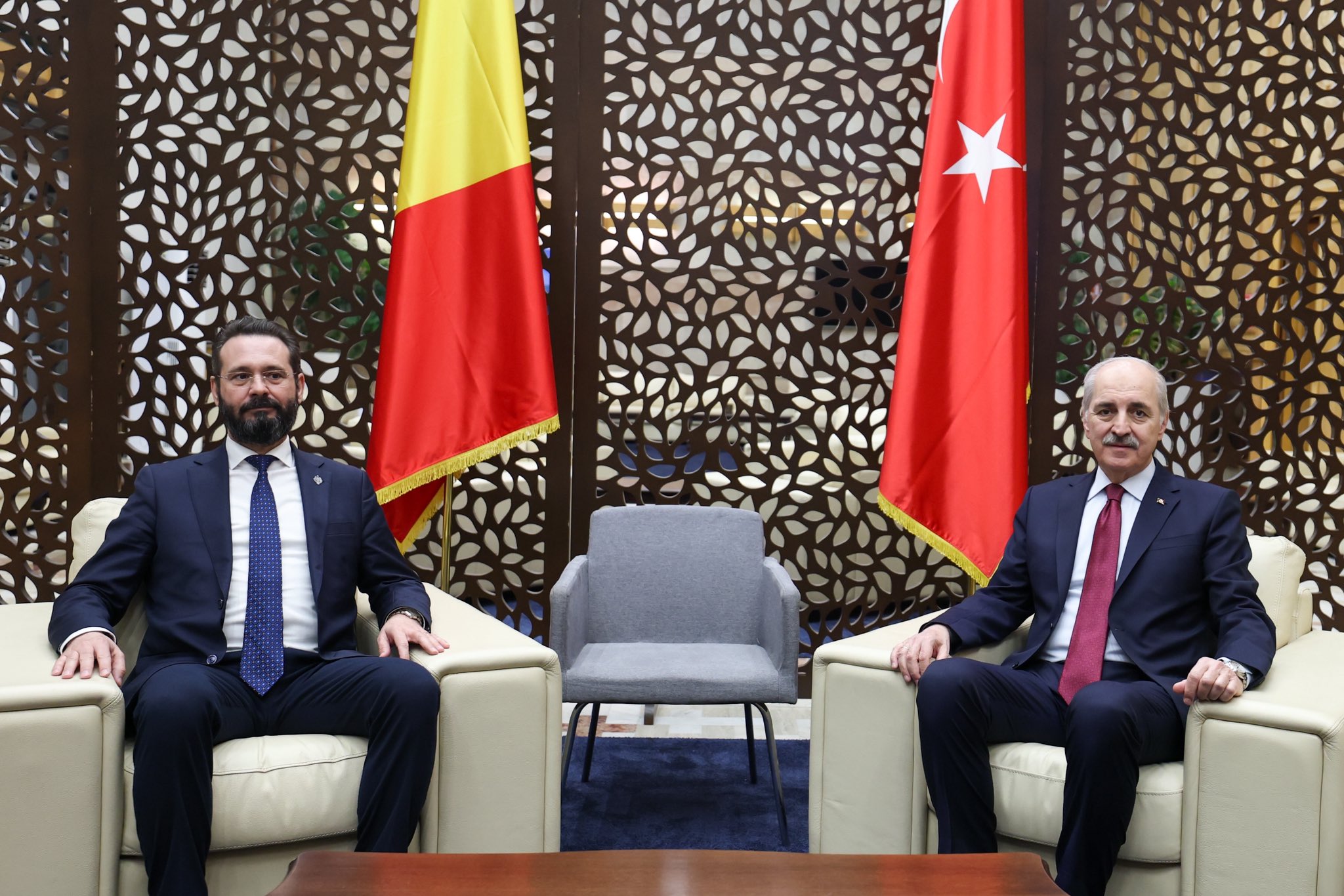TBMM Başkanı Numan Kurtulmuş, Resmi Temaslar İçin Romanya’da