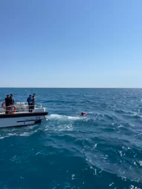 Deniz Polisi, Devrilen SUP Board Tanığını 3 Saat Sonra Kurtardı