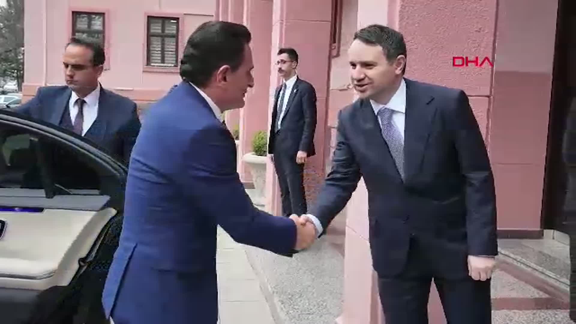Bakan Gürlek, KKTC İçişleri Bakanı Dursun Oğuz ile Ankara'da Buluştu