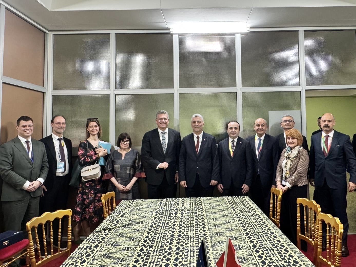 Bakan Ömer Bolat, AB Komiseri Sefcovic ile Önemli Görüşme Gerçekleştirdi