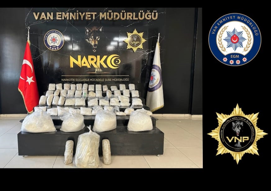 Van'da Uyuşturucu Operasyonu: 90 Kilo 600 Gram Ele Geçirildi