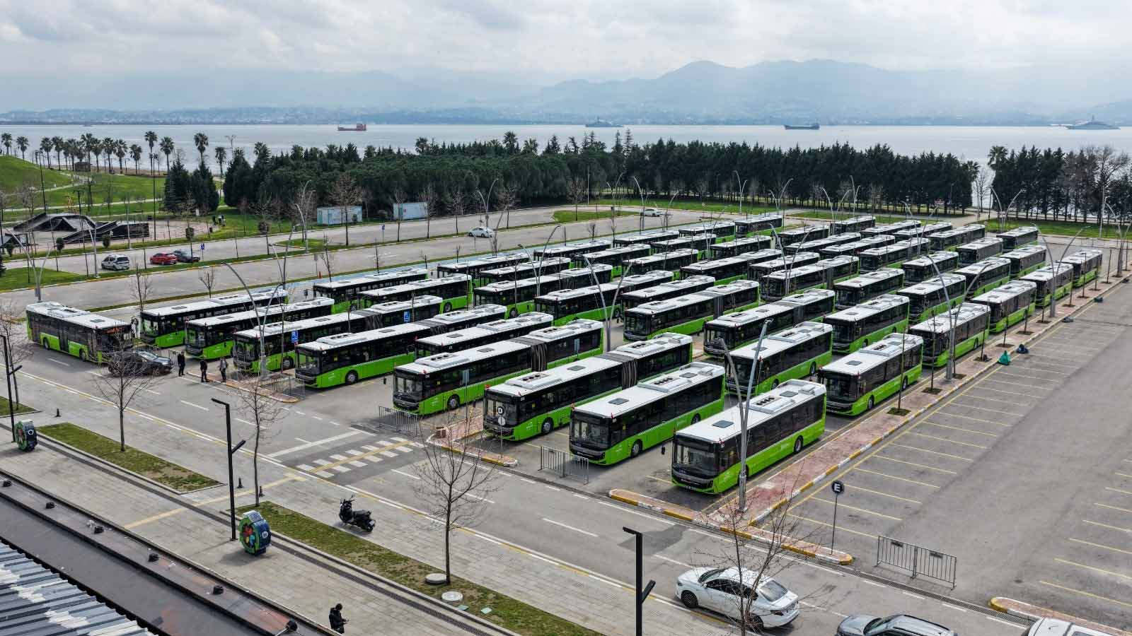 Kocaeli Büyükşehir Belediyesi, 4 Ayda 123 Yeni Otobüs Aldı