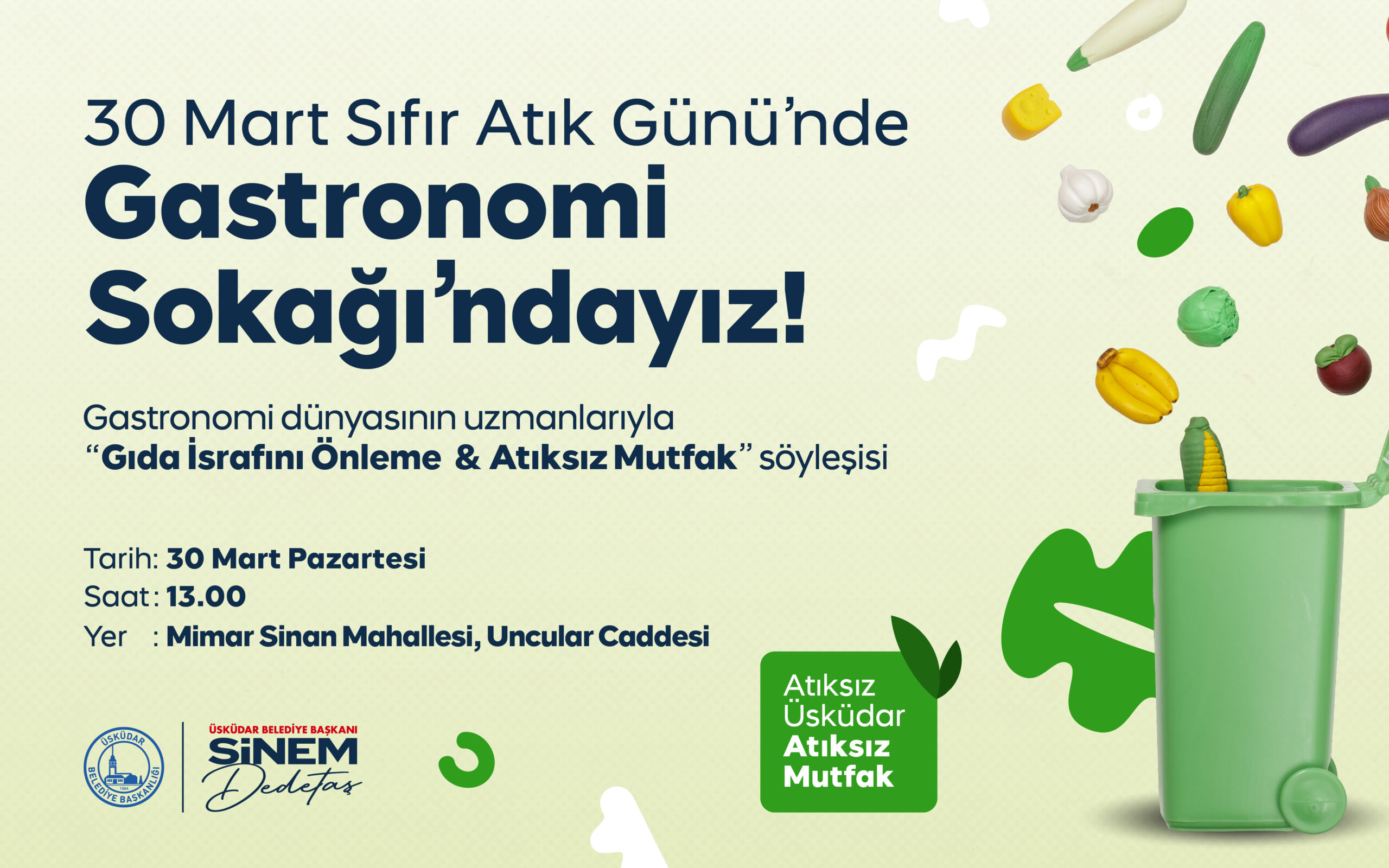 Üsküdar’da Sıfır Atık Günü Etkinliği: ‘Atıksız Üsküdar, Atıksız Mutfak’ Projesi