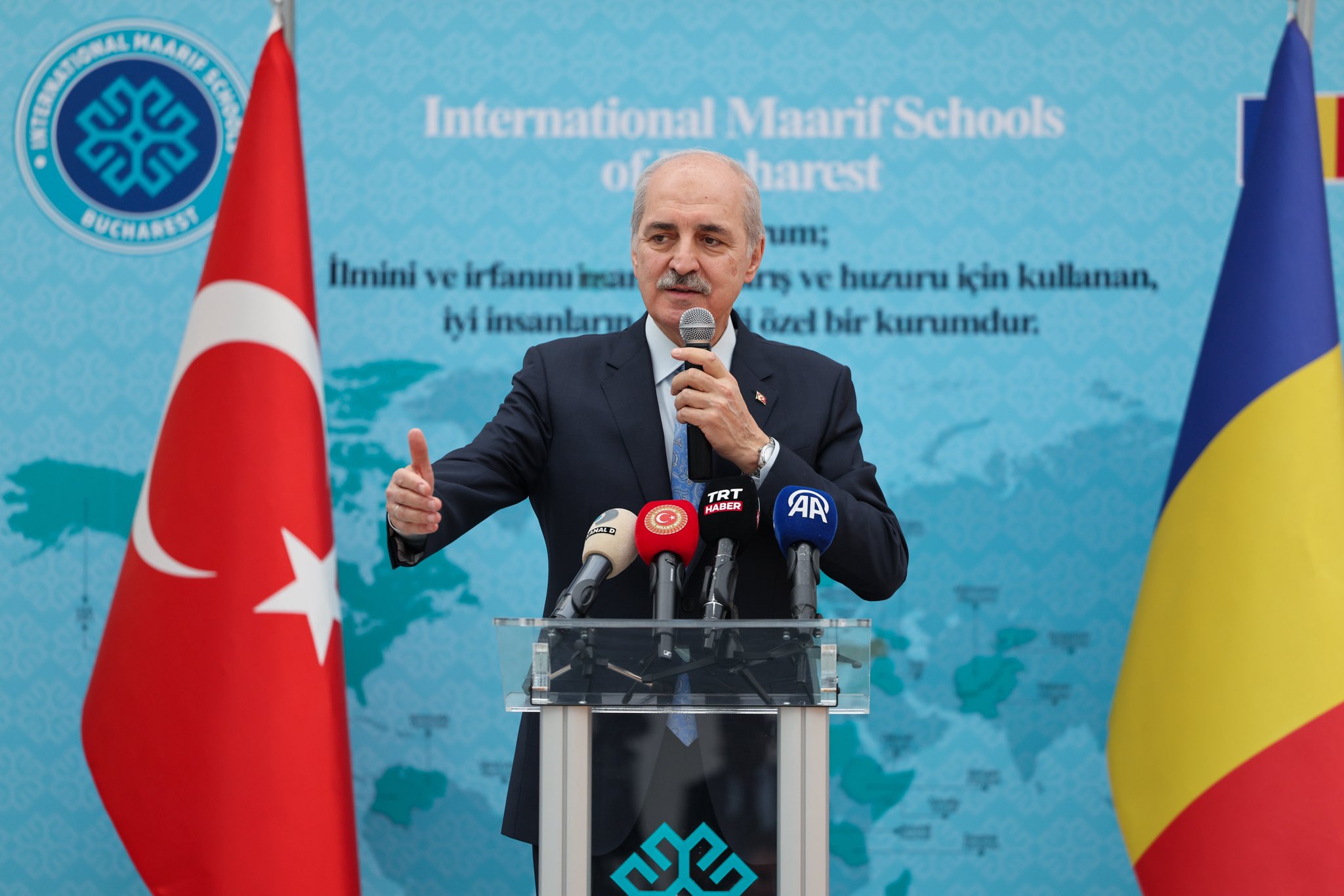 TBMM Başkanı Numan Kurtulmuş, Bükreş'te Türk Toplumu Buluşması'na Katıldı