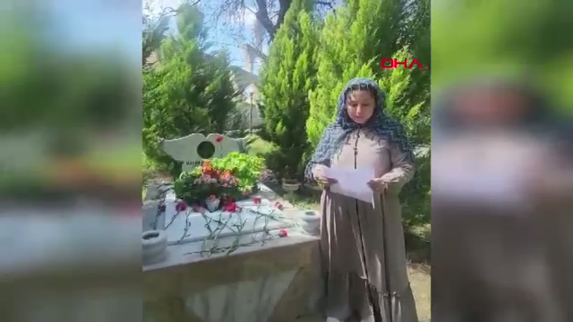 Mahra Melin Pınar, Mezarı Başında Anıldı