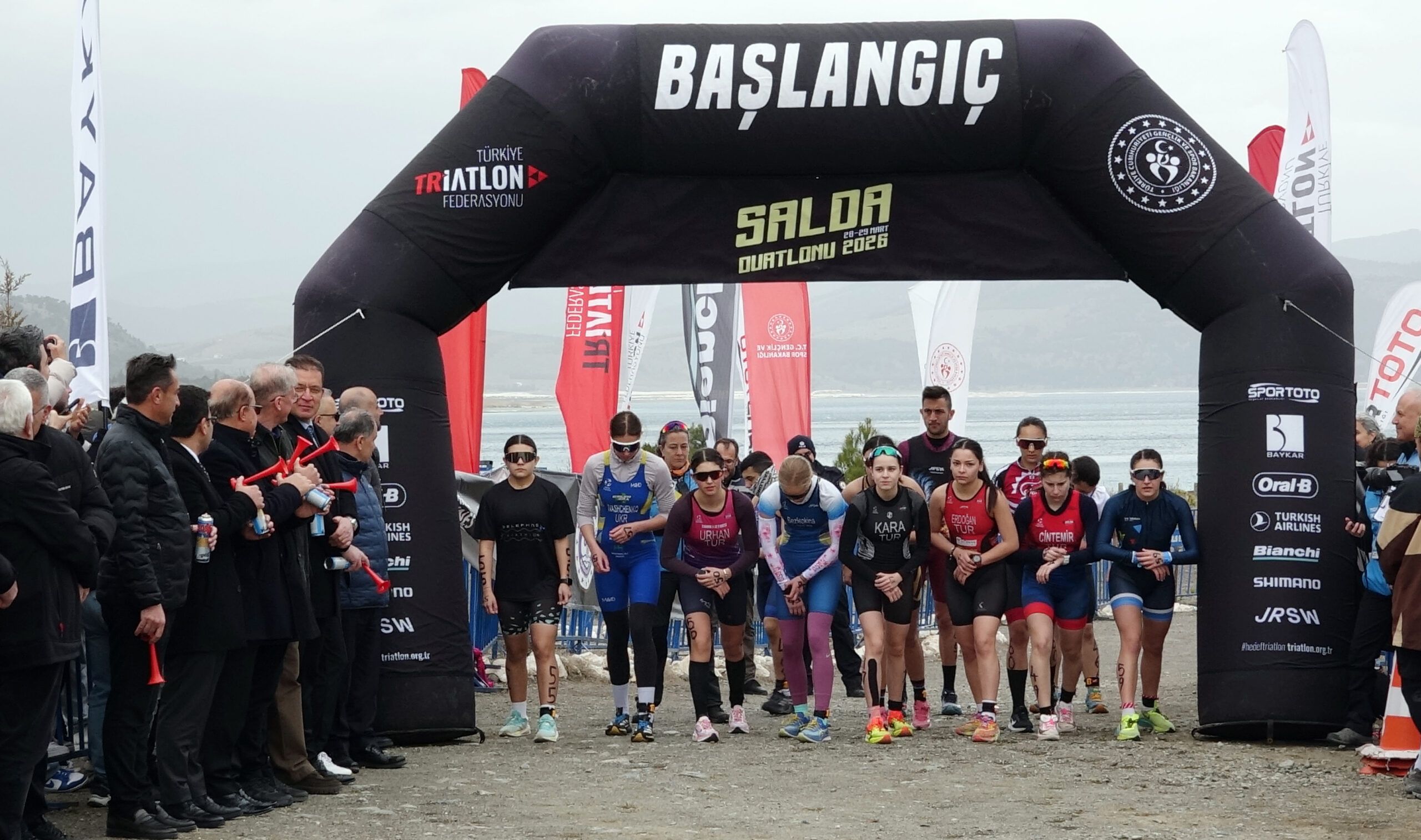 Salda Gölü'nde Duatlon Coşkusu
