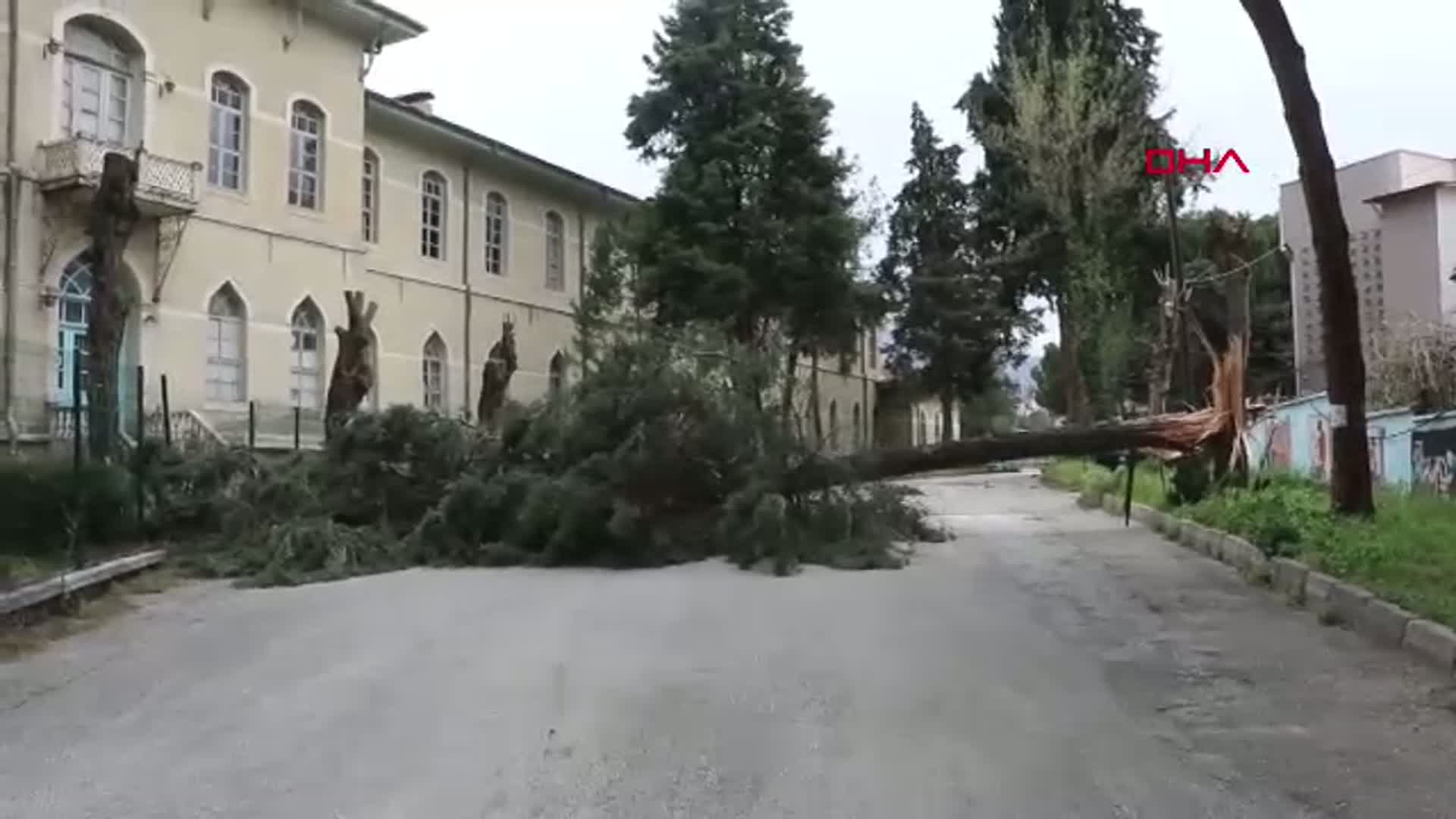 Denizli'de Şiddetli Rüzgar Hayatı Olumsuz Etkiliyor