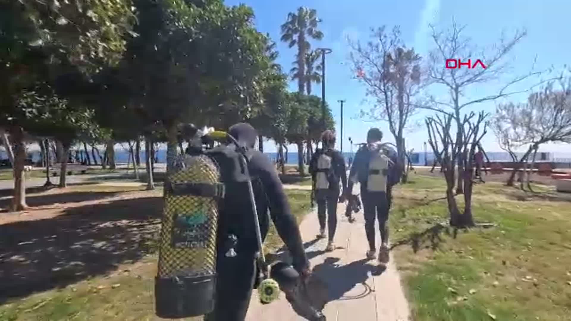 Antalya Körfezi'nde Şiddetli Poyraz, Denizanalarını Kıyıya Sürükledi