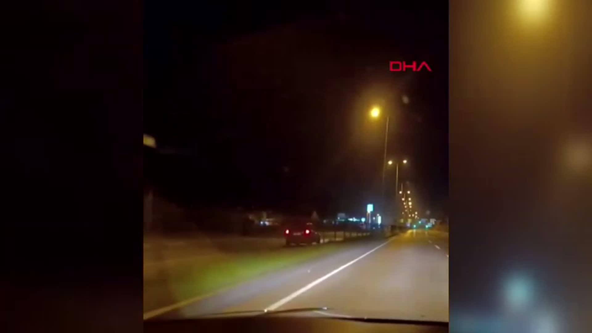 Bartın'da Ters Yönde İlerleyen Otomobilin Korkutucu Anları Kaydedildi