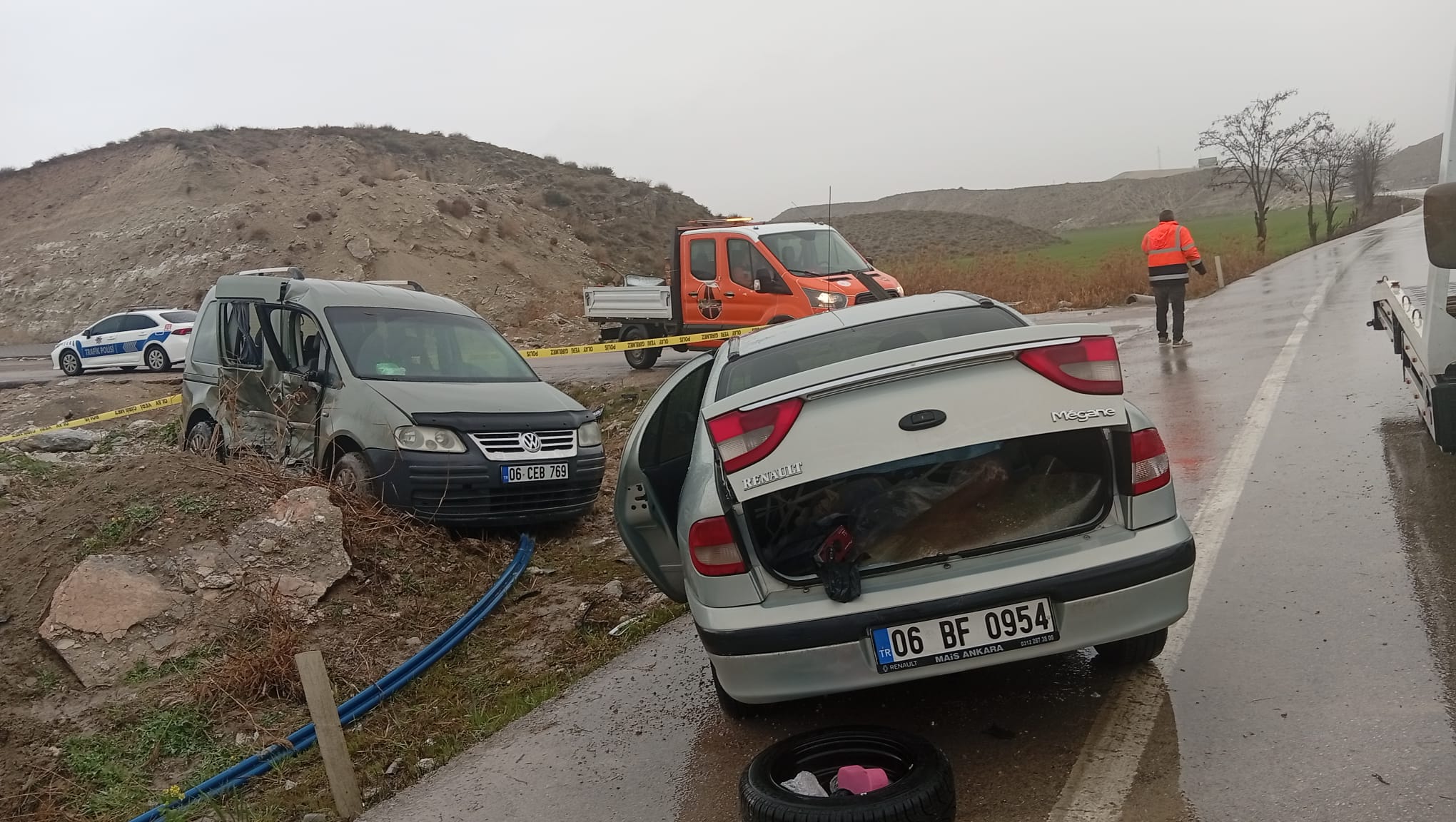 Ankara'da Trafik Kazası: 1 Kişi Hayatını Kaybetti, 5 Yaralı