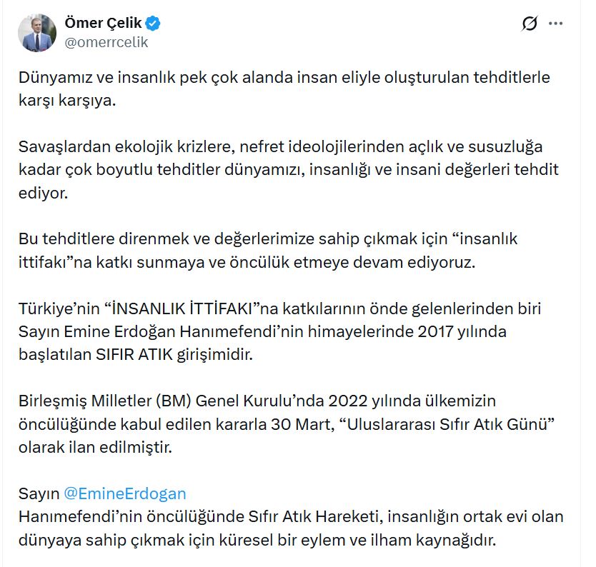 Ömer Çelik: Sıfır Atık Hareketi, Küresel Eylem ve İlham Kaynağı