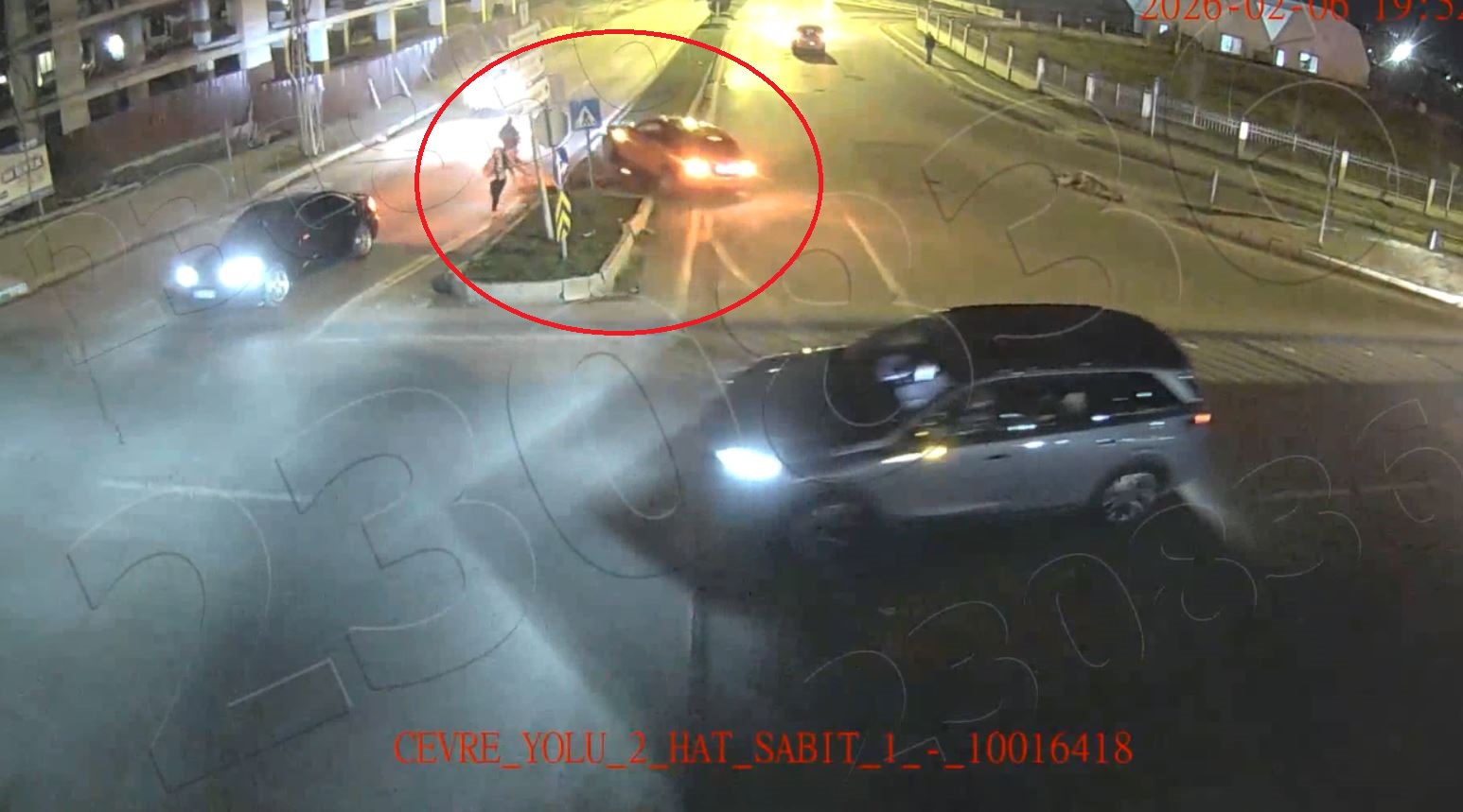 Samsun'daki Trafik Kazaları KGYS Kameralarında Kaydedildi