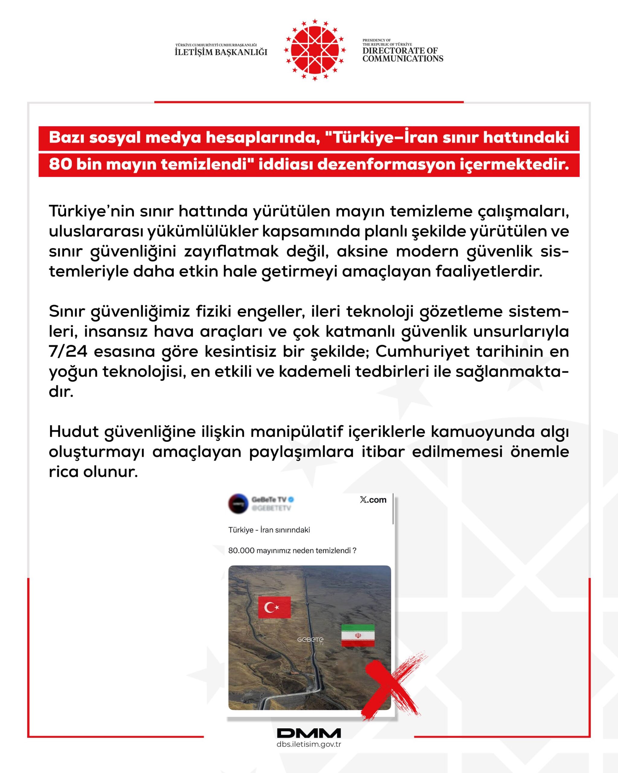 DMM'den Açıklama: '80 Bin Mayın Temizlendi' İddiası Gerçek Dışı Çıktı!