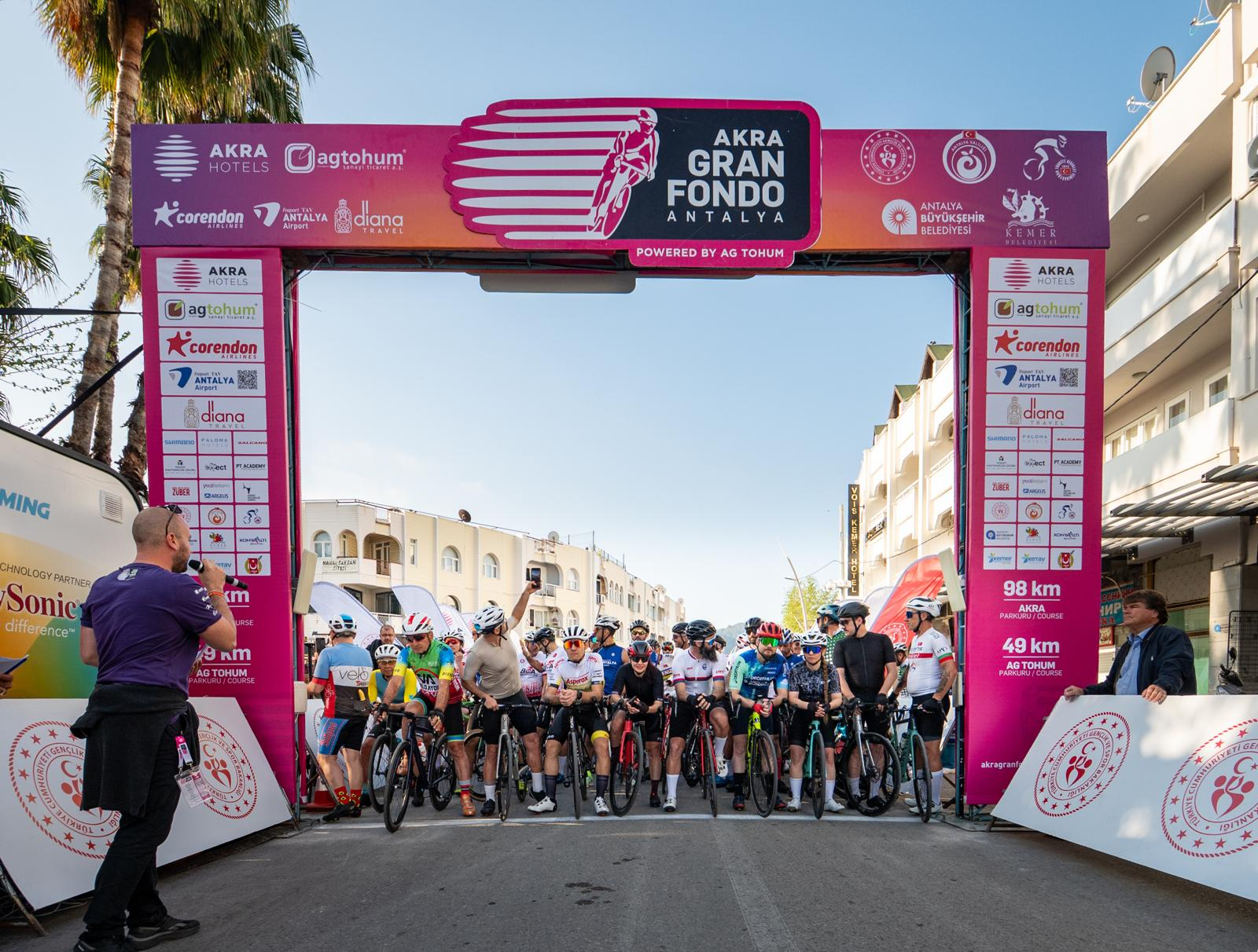 Kemer, AKRA Gran Fondo Yarışına Hazır