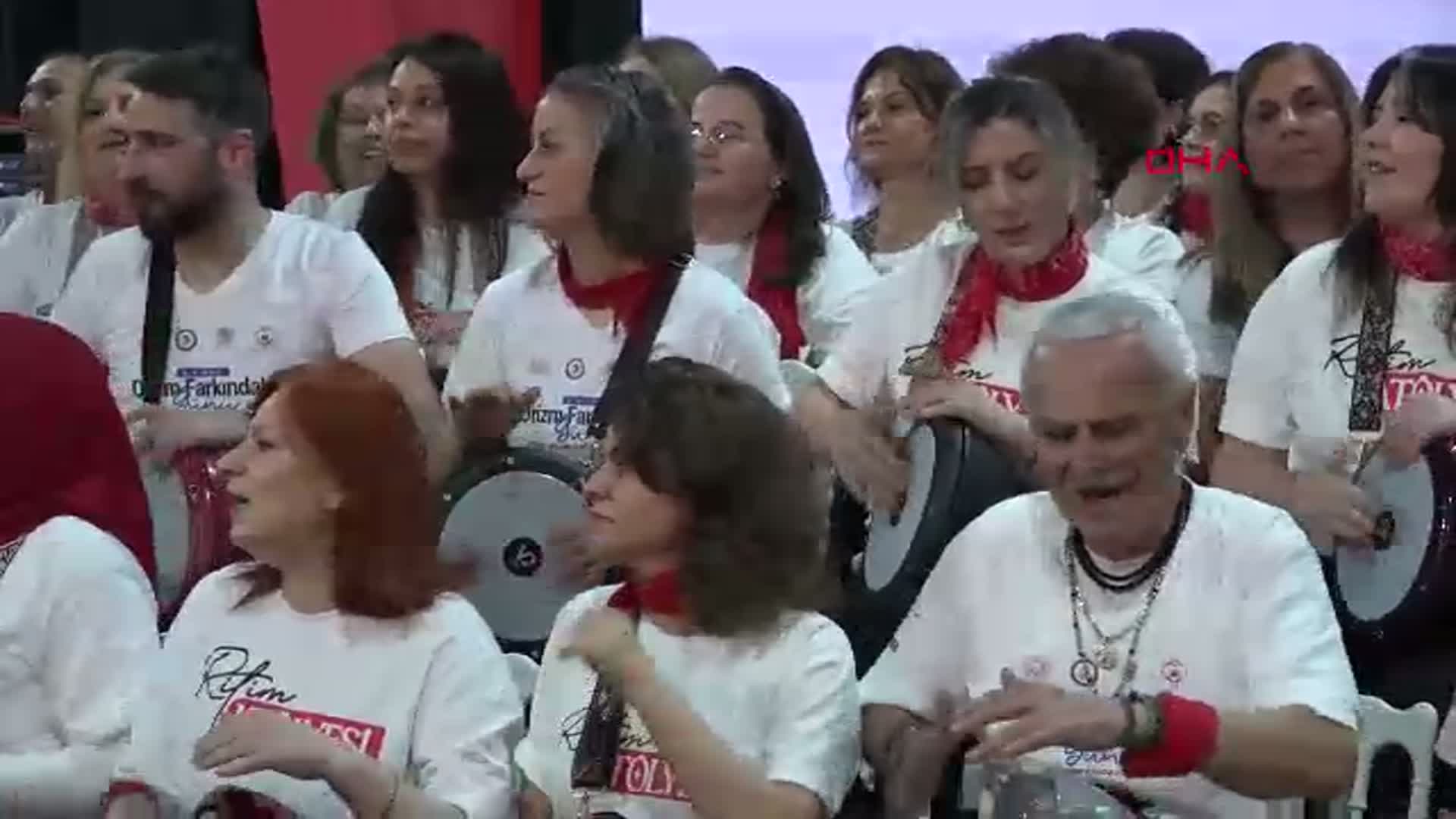 Samsun'da Otizmli Bireyler Ritim Atölyesiyle Eğlendi