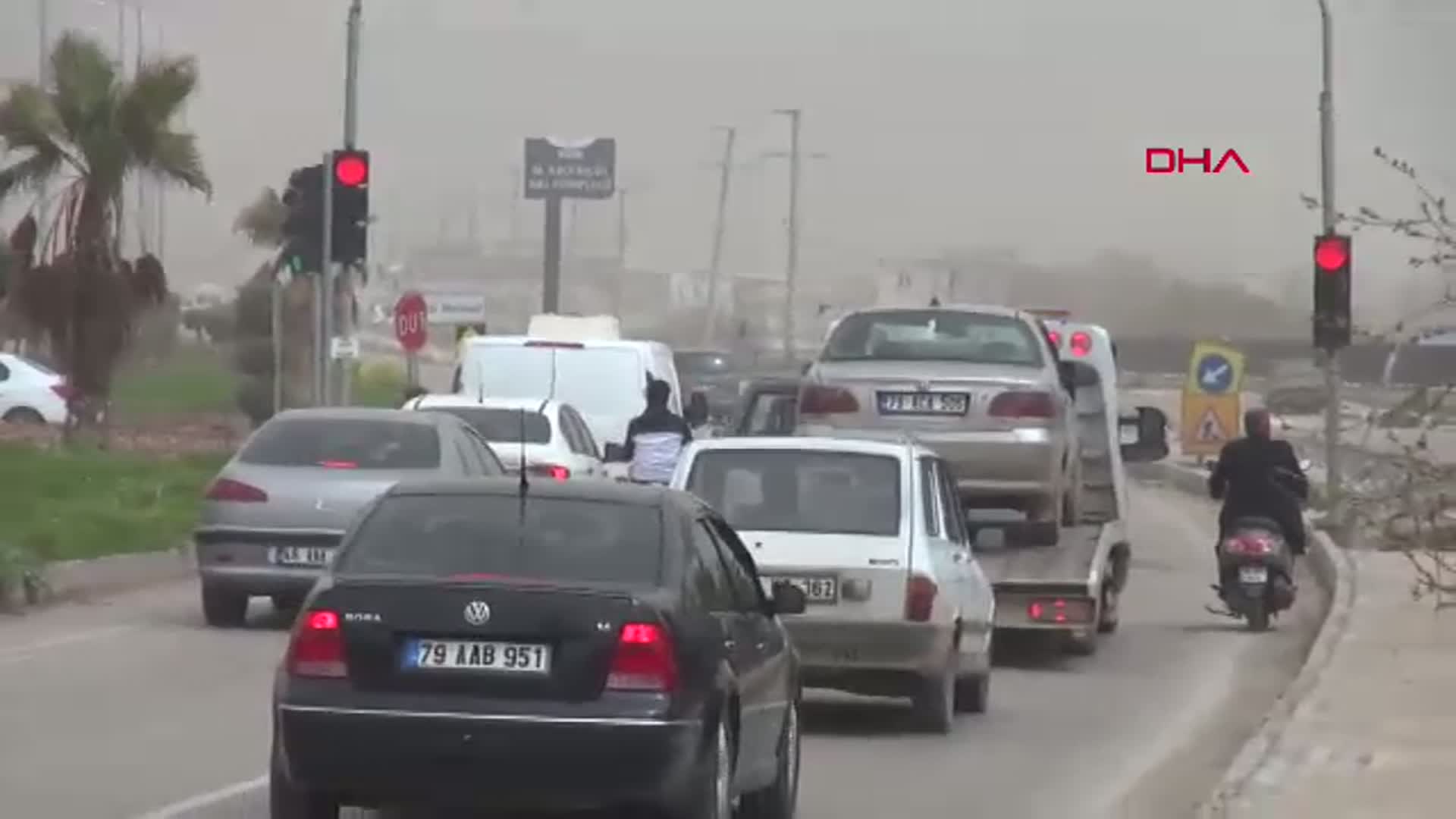 Kilis'te Toz Taşınımı Hayatı Olumsuz Etkiliyor