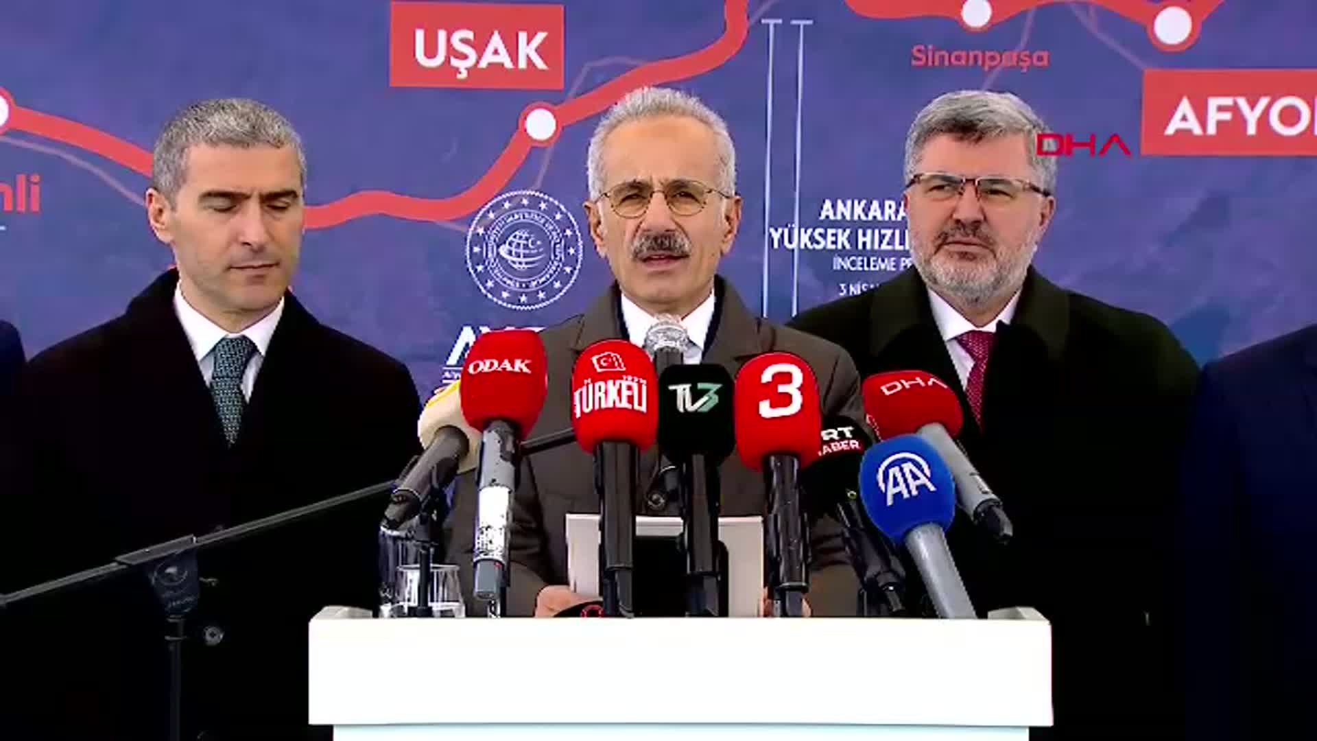 Ulaştırma Bakanı Uraloğlu: Afyonkarahisar'da Yüksek Hızlı Tren Projesi Hayata Geçiyor