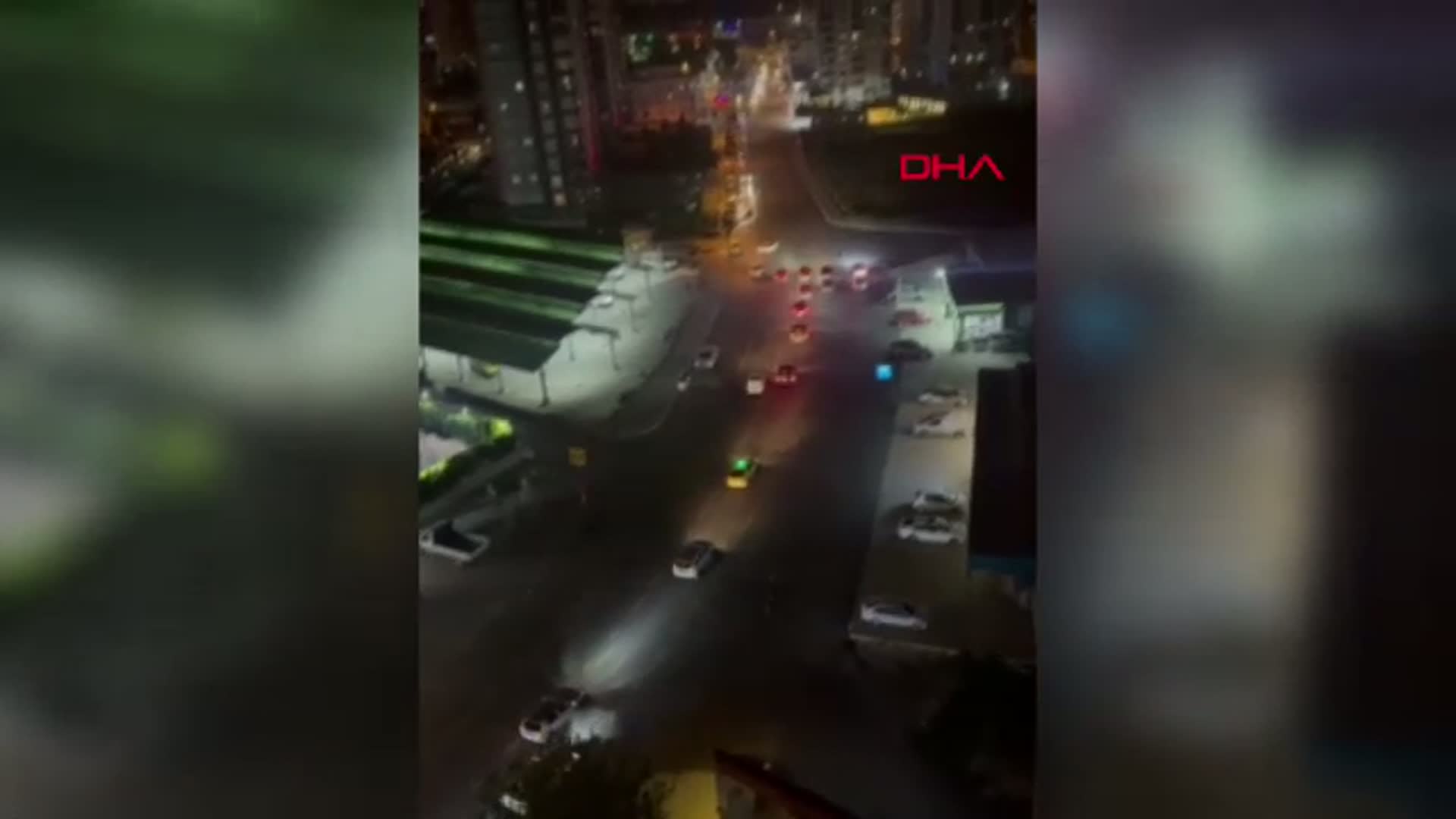 Mersin'de Düğün Konvoyunda Drift Yapan Sürücü Yakalandı