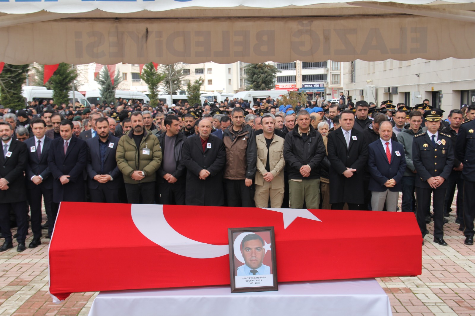 Şehit Polis Memuru Seçkin Yalçın, Elazığ’da Son Veda Töreniyle Uğurlandı