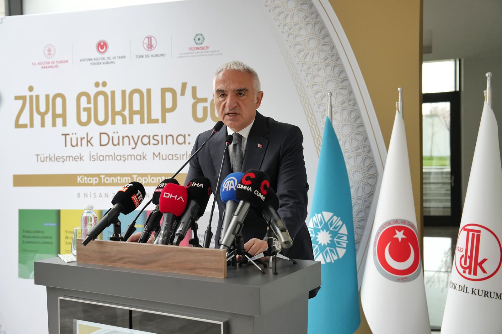 Bakan Ersoy, Ziya Gökalp'in Türk Dünyasına Katkısını Vurguladı