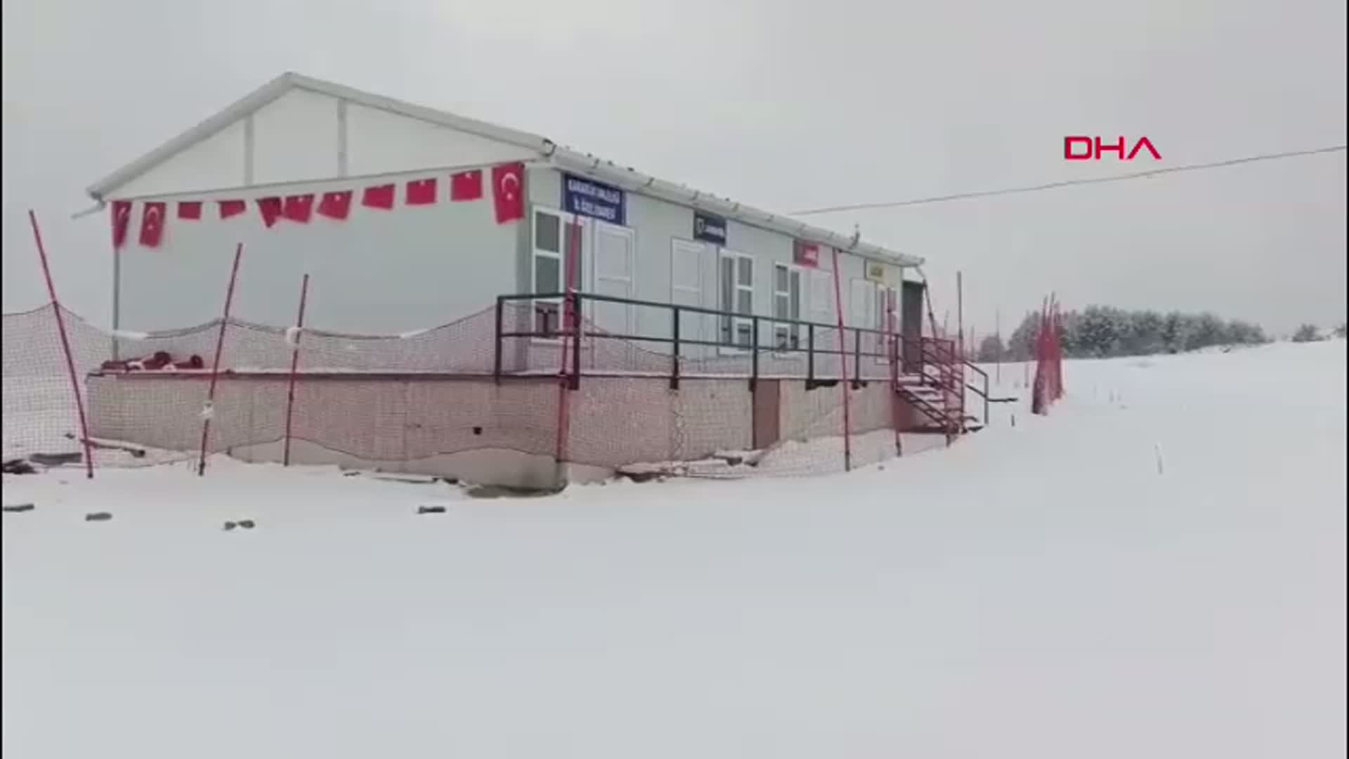 Keltepe Kayak Merkezi Karabük'te Beyaza Büründü