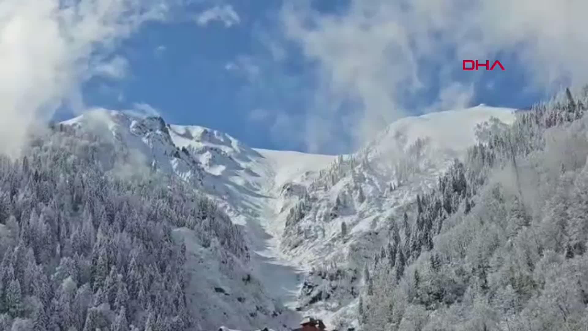 Ayder Yaylası'nda Nisan Ayında Kar Sürprizi
