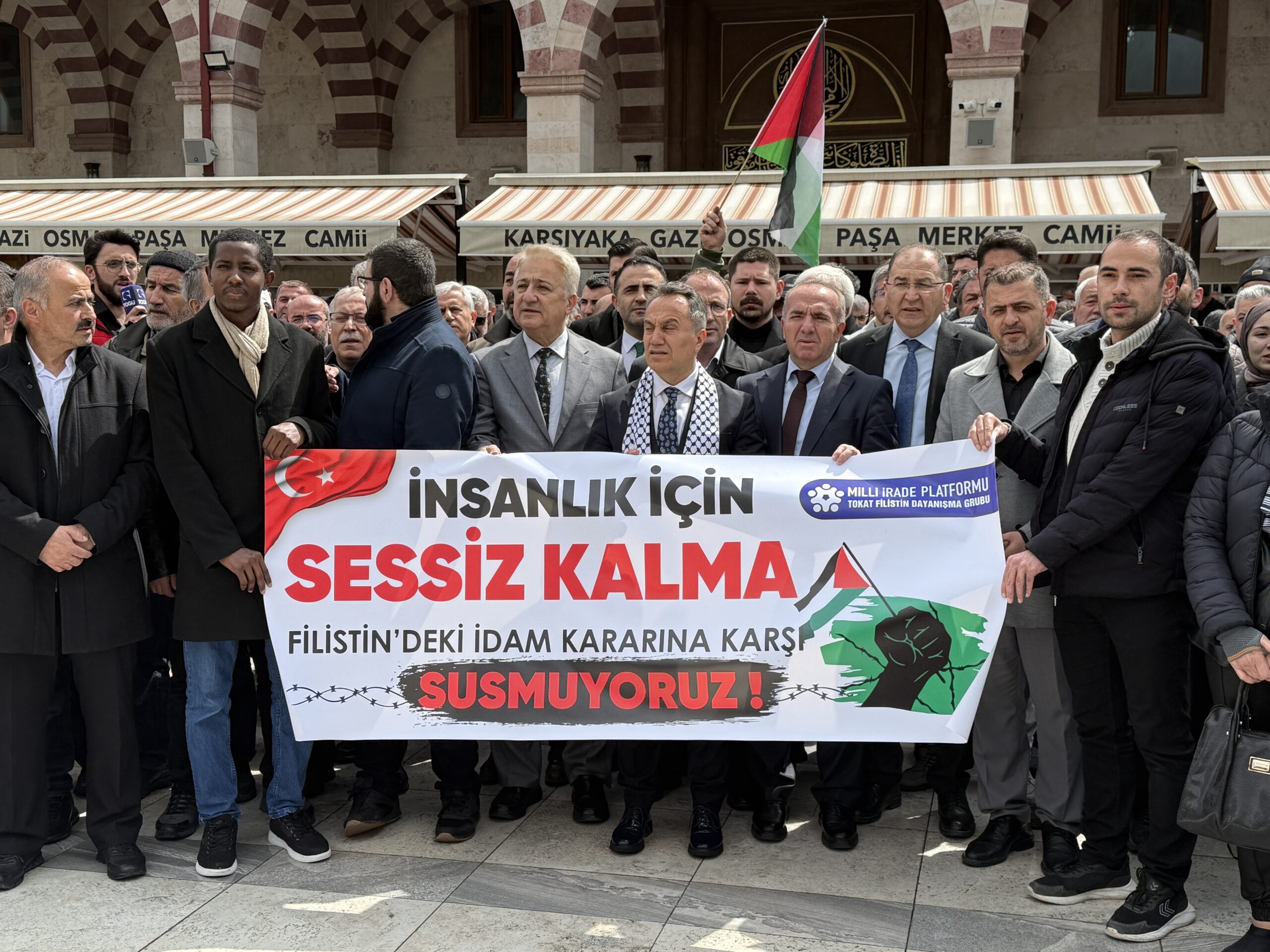 Tokat'ta İsrail'in İdam Yasası'na Karşı Tepki Gösterildi