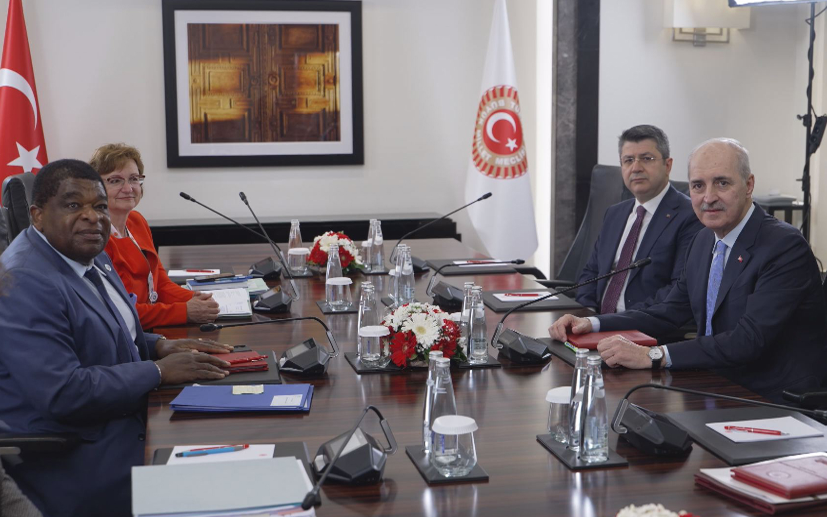 TBMM Başkanı Kurtulmuş, PAB Genel Sekreteri ile Önemli Toplantı Gerçekleştirdi
