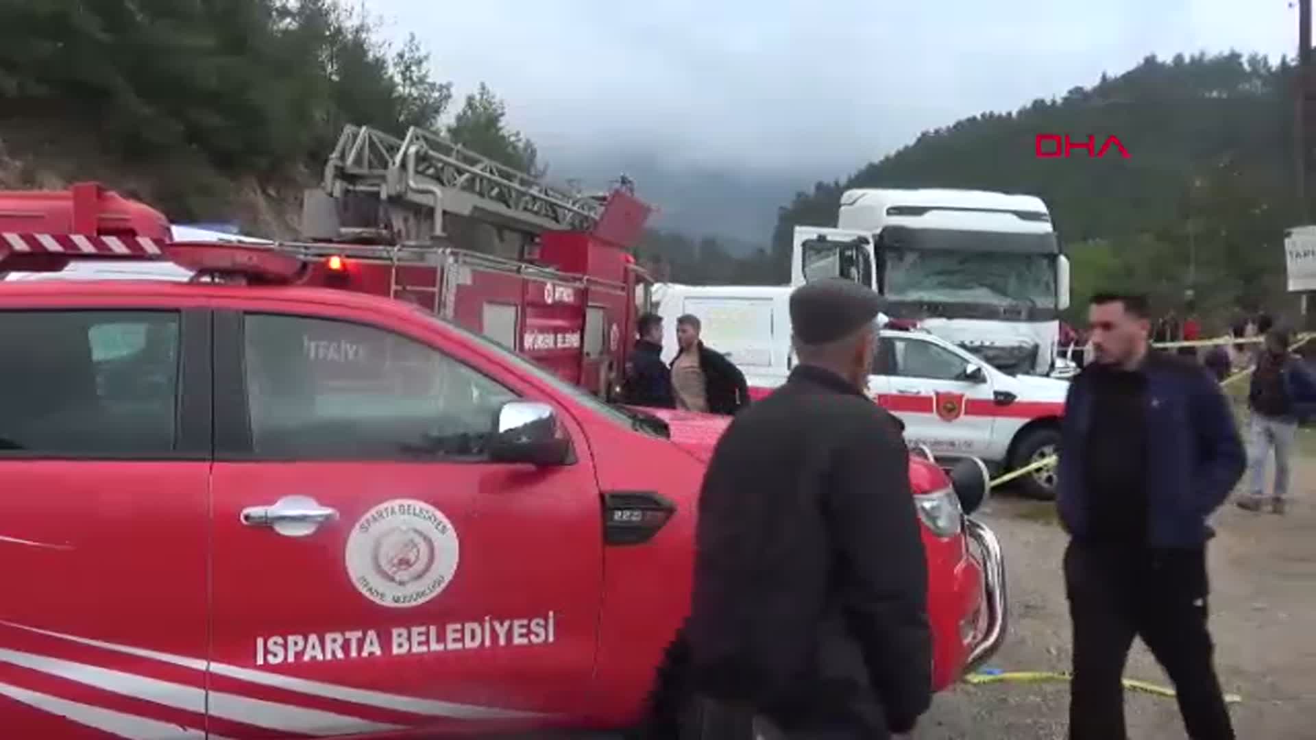 Burdur'daki Feci Kazada Beton Mikserinin Şoförü Tutuklandı