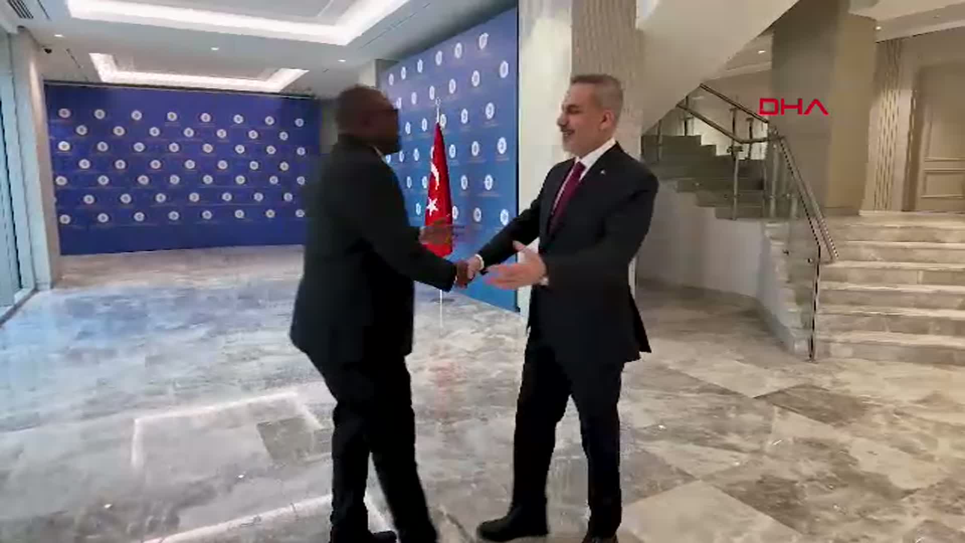 Dışişleri Bakanı Fidan, Botsvana Uluslararası İlişkiler Bakanı Butale ile Ankara'da Görüştü