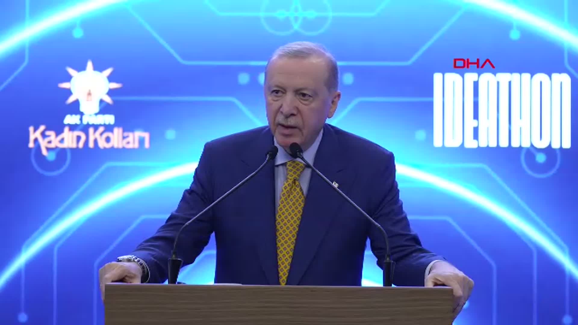 Cumhurbaşkanı Erdoğan, AK Parti Kadın Kolları’nın Ideathon Yarışması Finaline Katıldı