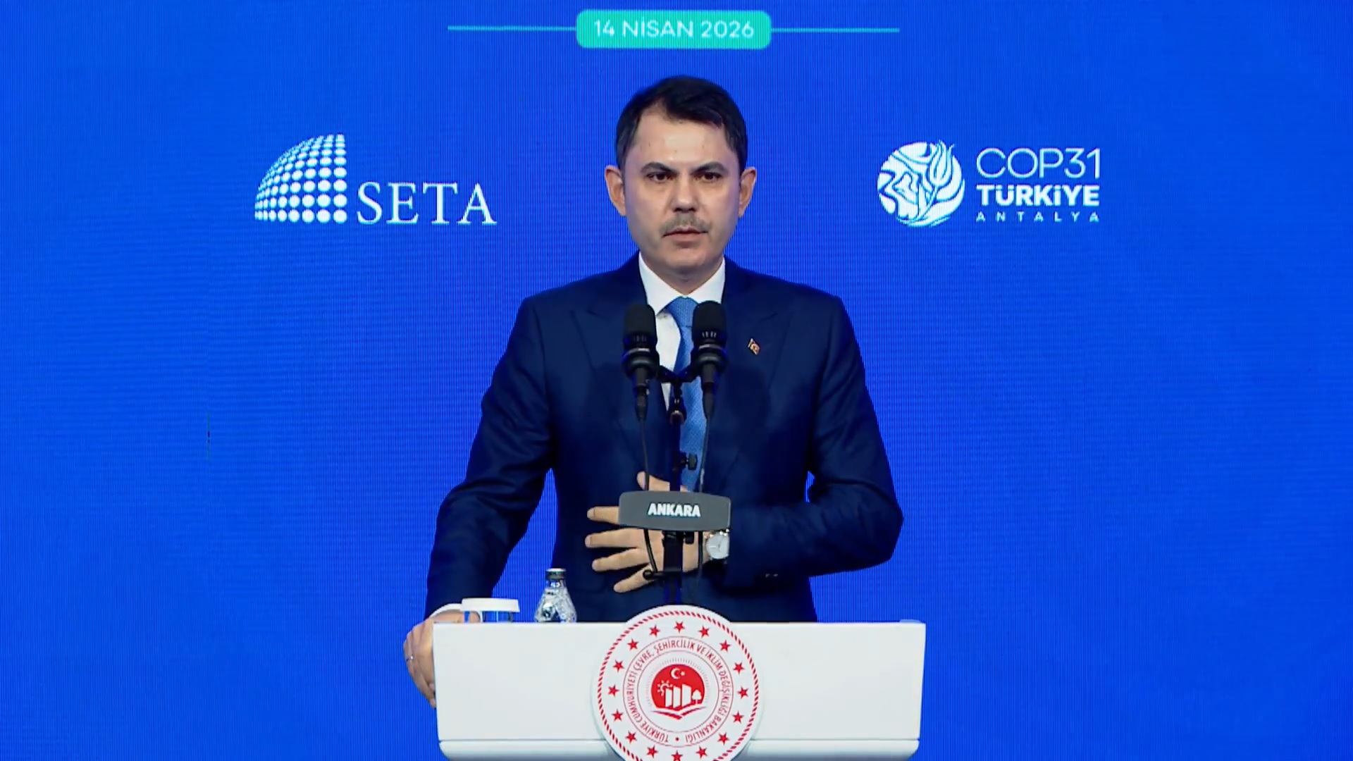Bakan Kurum: COP31'de Su ve Gıda Güvenliği Vurgusu