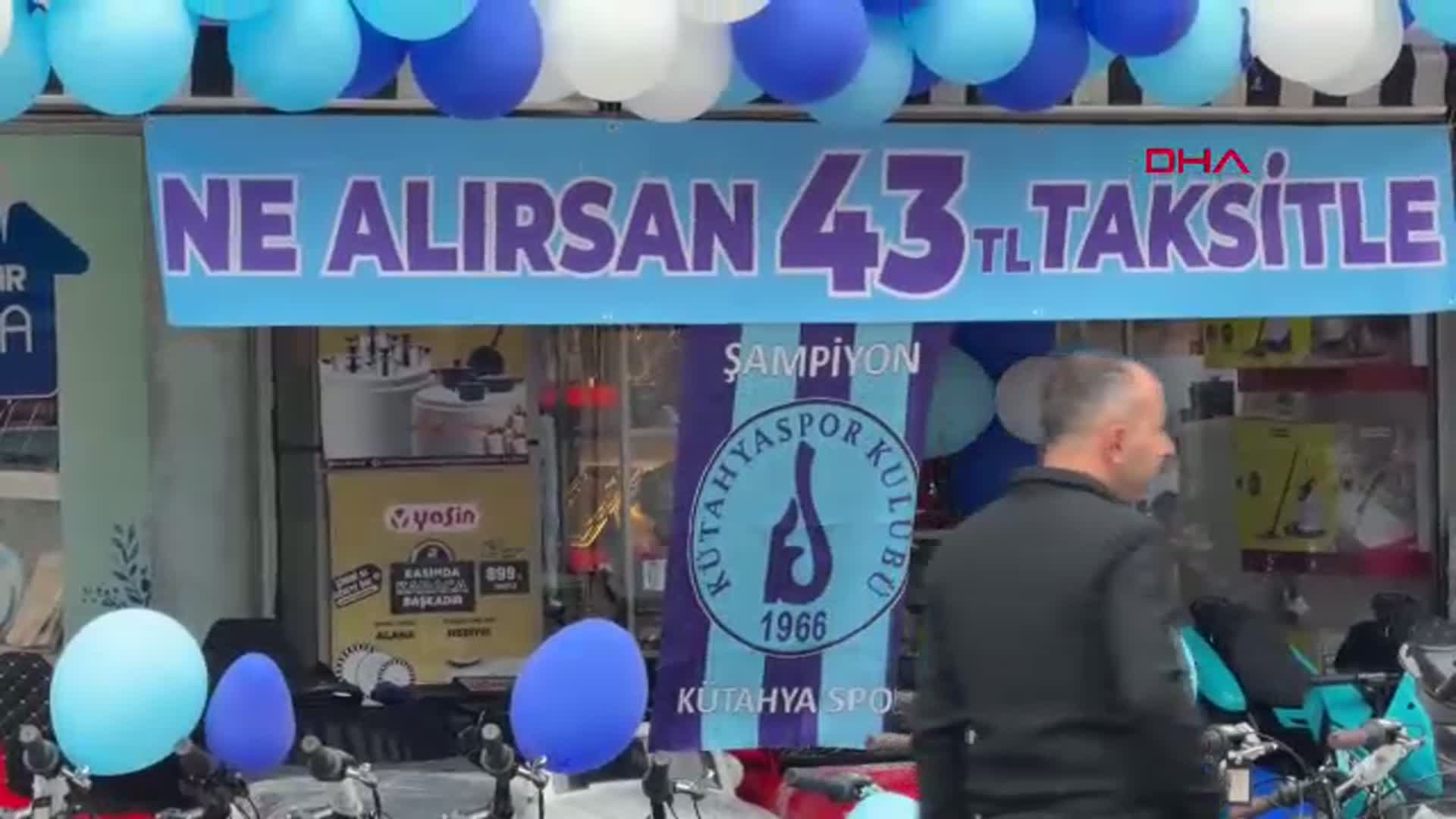 Kütahyaspor'un Şampiyonluğuna Özel 43 TL Taksitli Kampanya Başladı