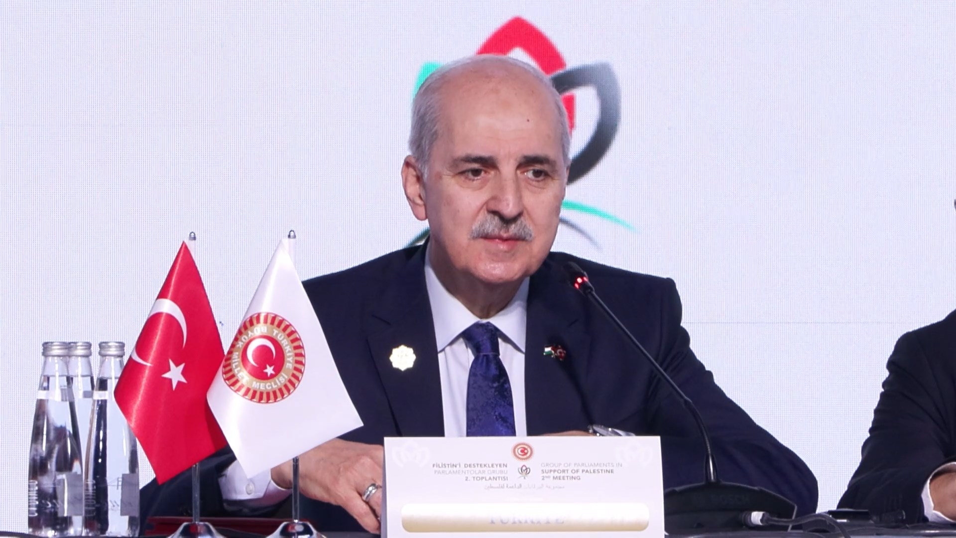 TBMM Başkanı Kurtulmuş: Ortadoğu'da Kalıcı Huzurun Anahtarı İki Devletli Çözüm