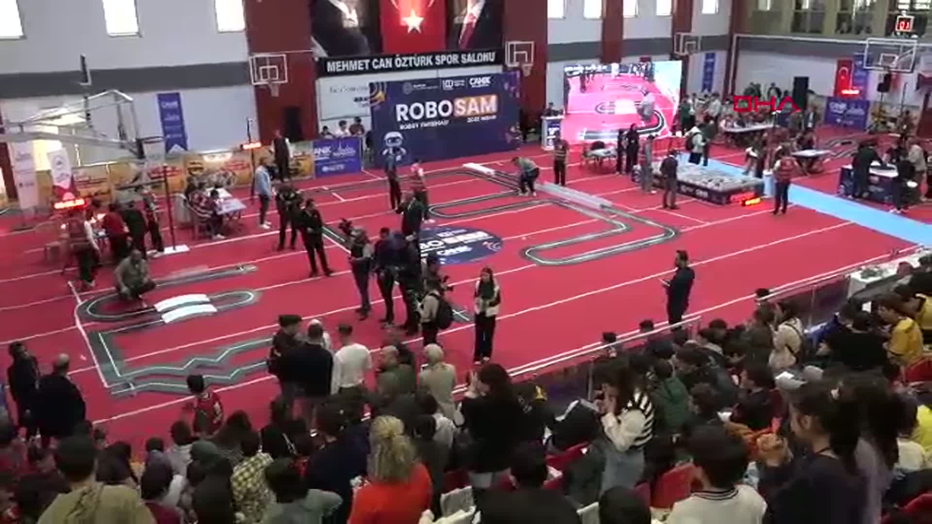 Samsun'da Robosam Robot Yarışması Coşkuyla Başladı