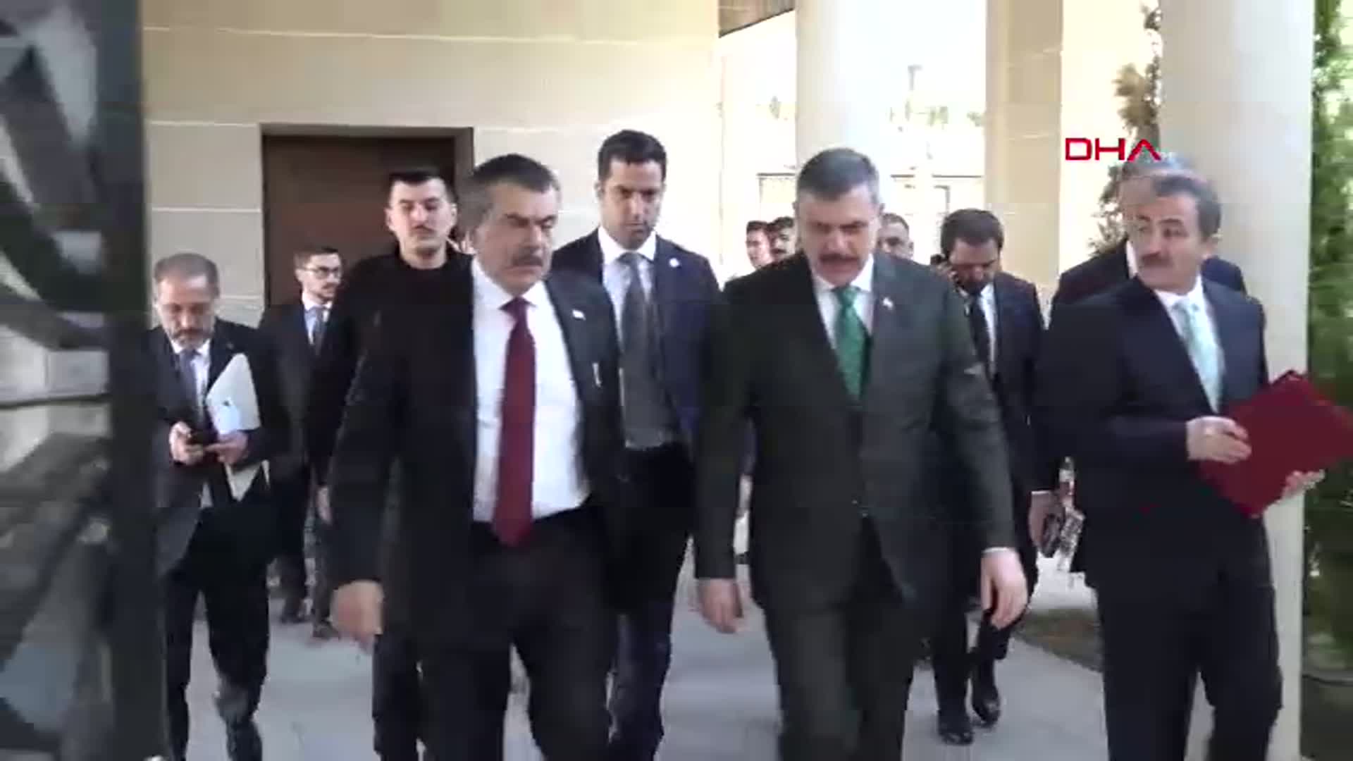 Bakanlar Çiftçi ve Tekin, Eğitim Güvenliği İçin Toplantı Yaptı