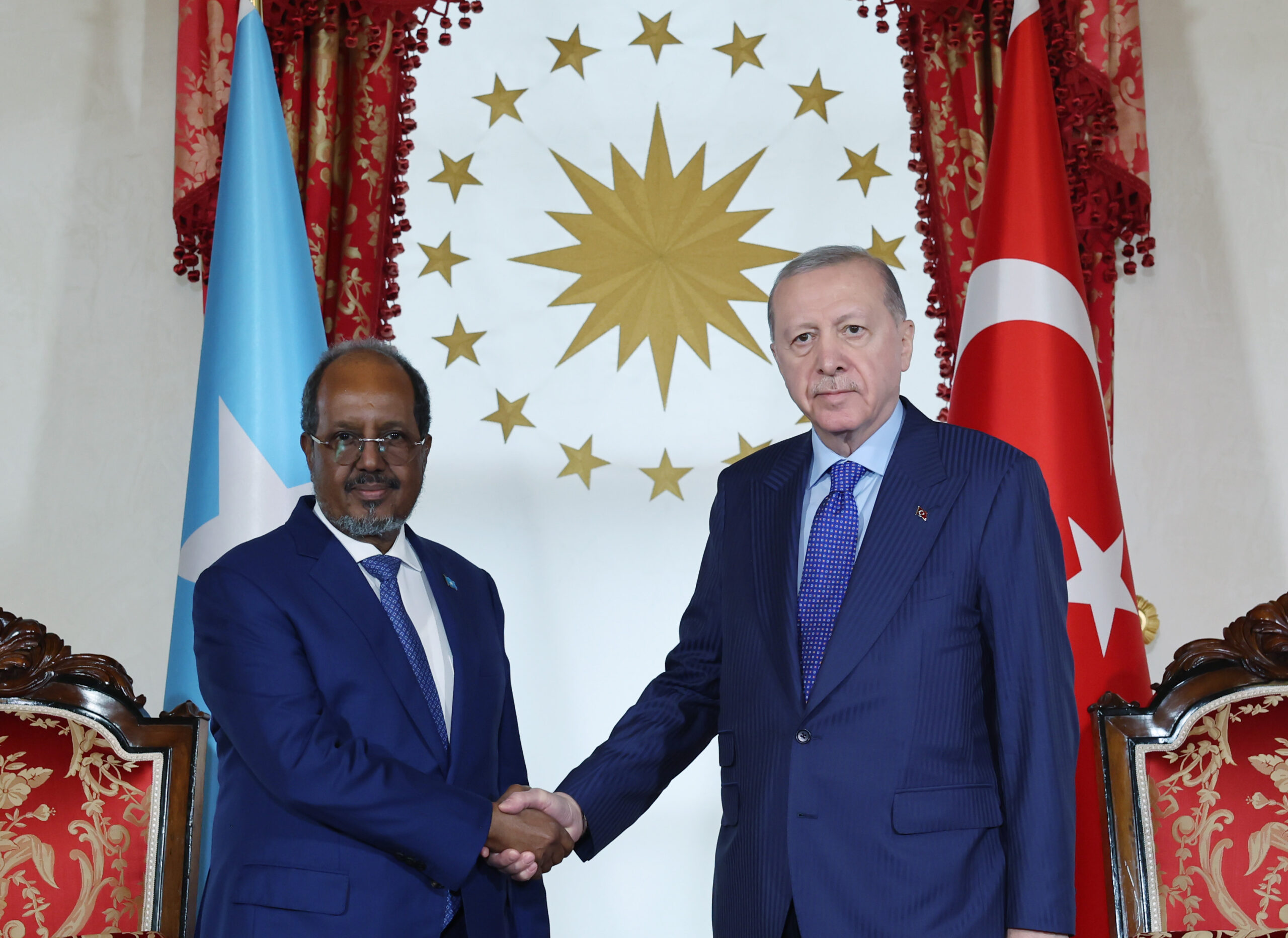 Cumhurbaşkanı Erdoğan Somali Lideri Hasan Şeyh Mahmud ile Görüştü