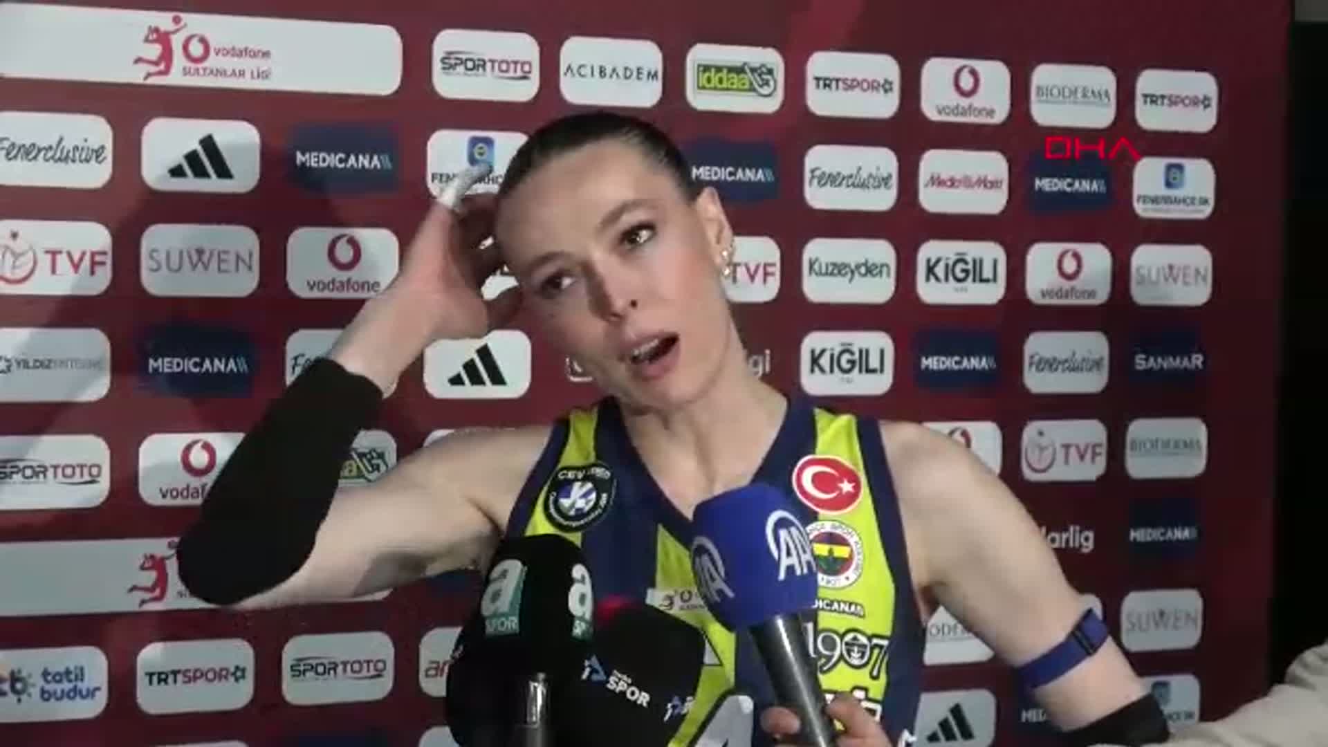 Eda Erdem: "İyi Voleybol Oynayıp Kupayı Kazanmak İstiyoruz"