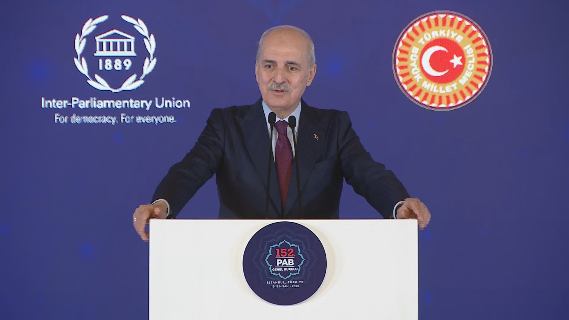 TBMM Başkanı Kurtulmuş: Parlamentolar Arası Birlik Toplantısı Tarihi Rekorlar Elde Etti