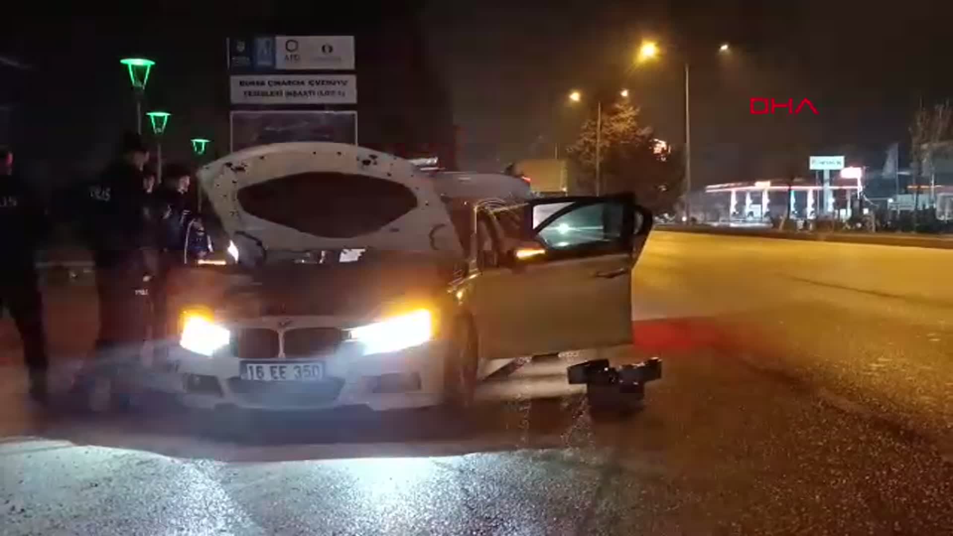Bursa'da Silahlı Saldırı: Takip Edilen Şahıs Yaralandı