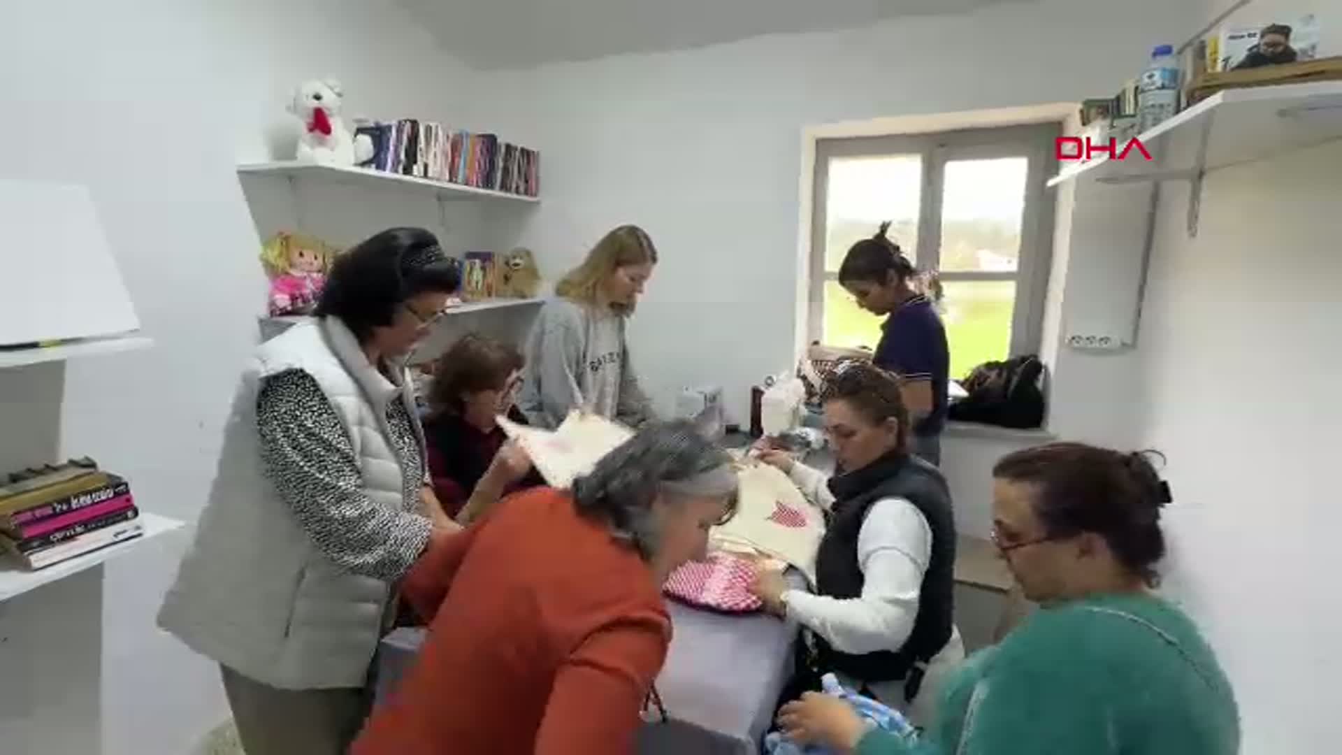 73 Yaşındaki Ayşe Nesrin Sevinç, Ula'da Kursiyerlikte Örnek Oluyor