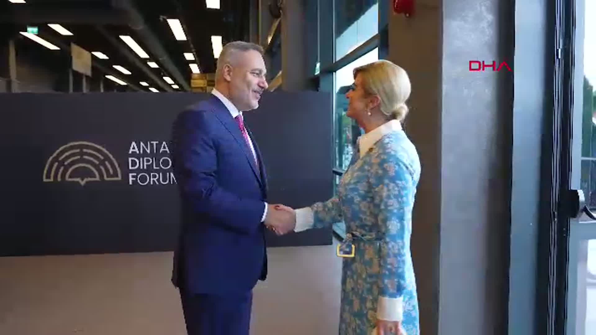 Fidan, Antalya Diplomasi Forumu'na Katılan Liderleri Ağırladı